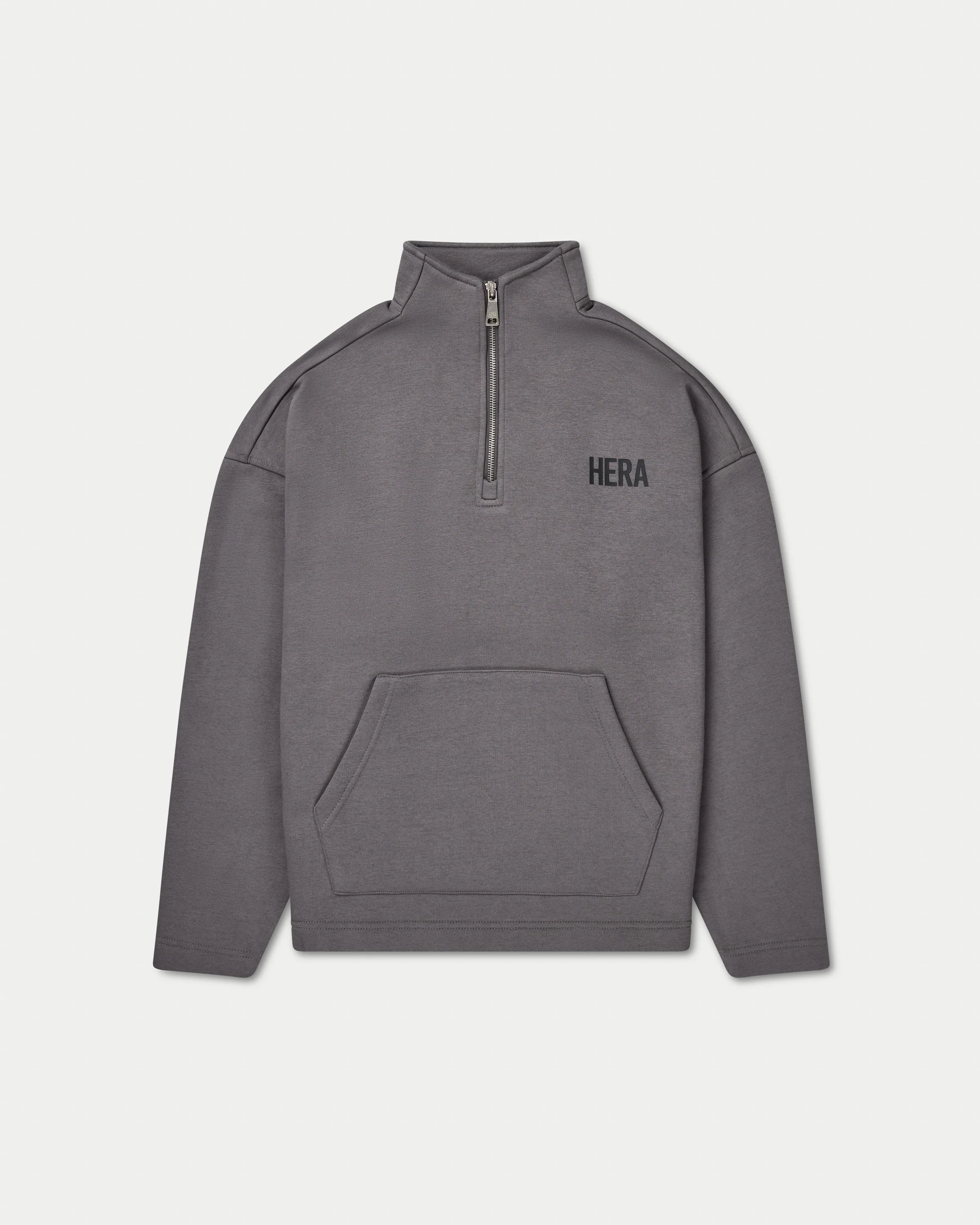 Mens Staple Oversized ¼ Zip Sweatshirt - Image 7