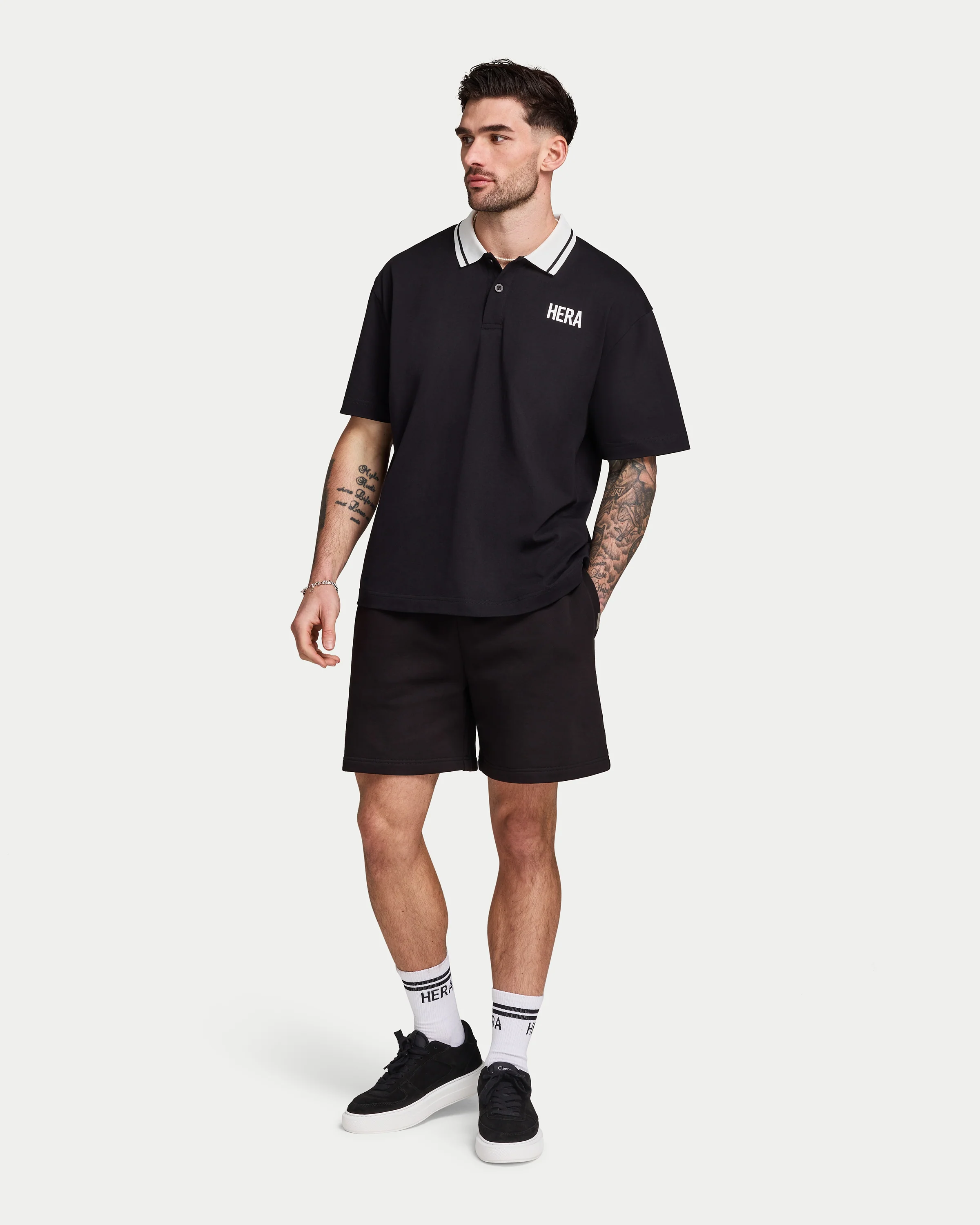 Mens Staple Oversized Polo T-Shirt - Image 4