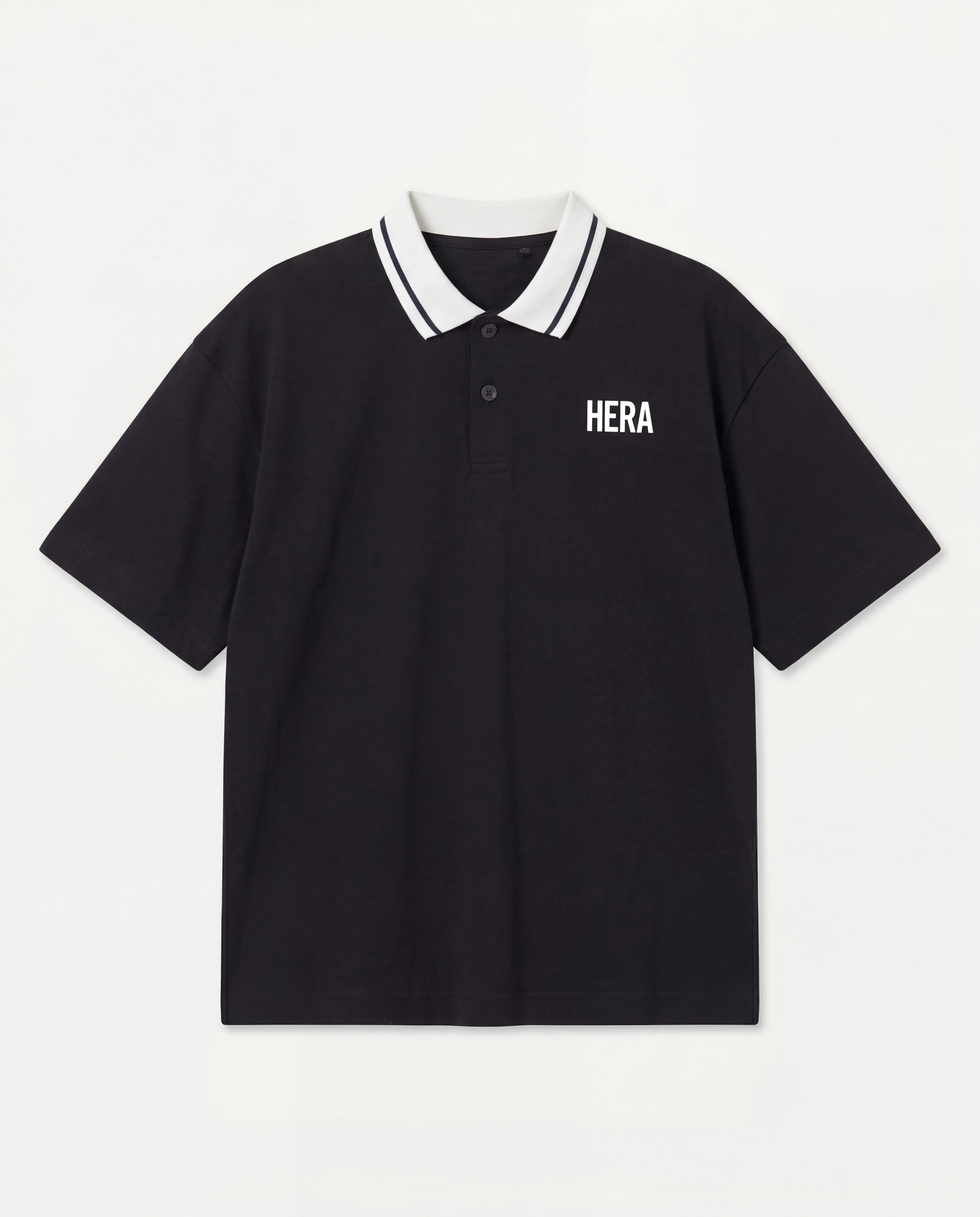 Mens Staple Oversized Polo T-Shirt - Image 8