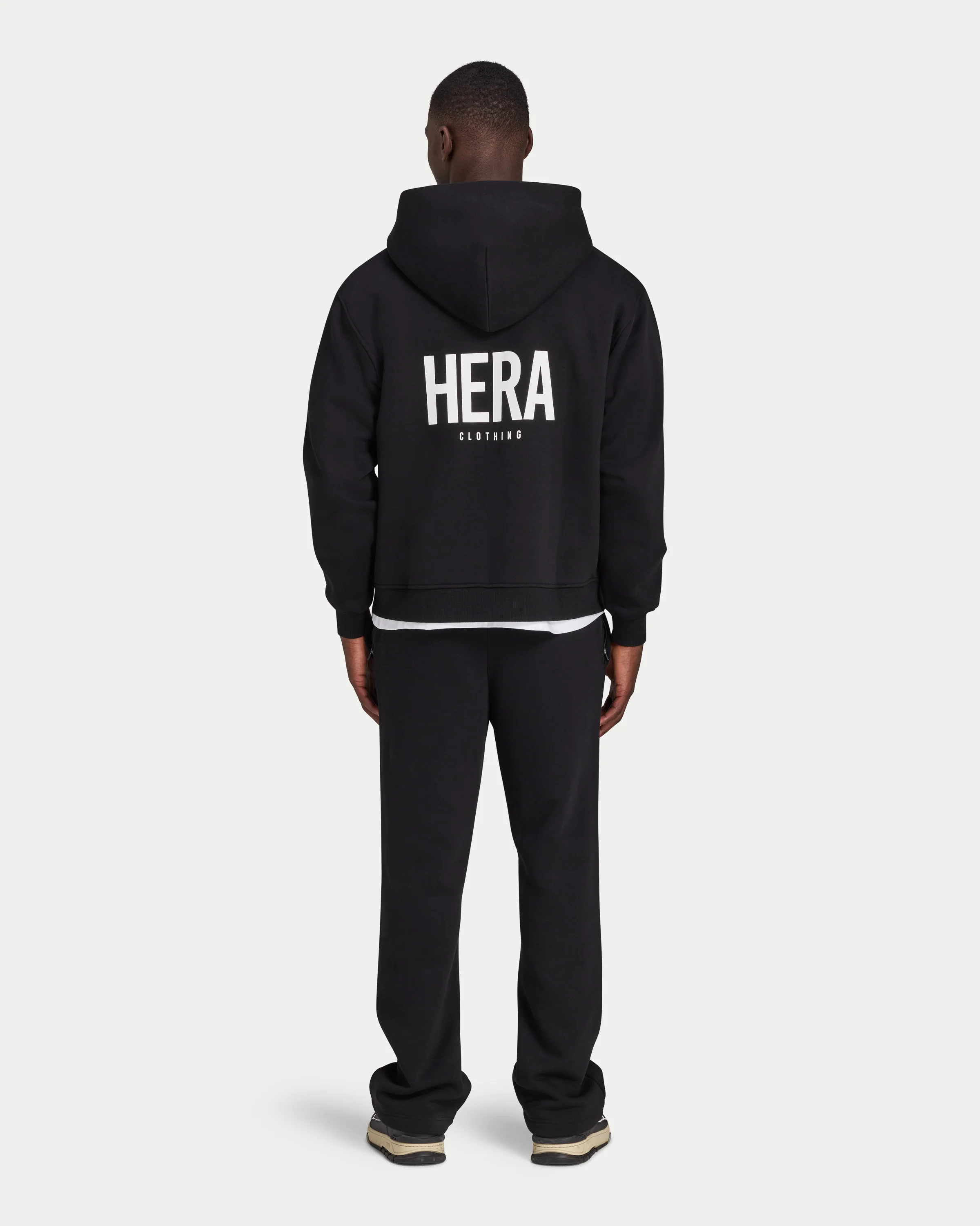 Mens Staple Oversized Zip up Hoodie - Image 6