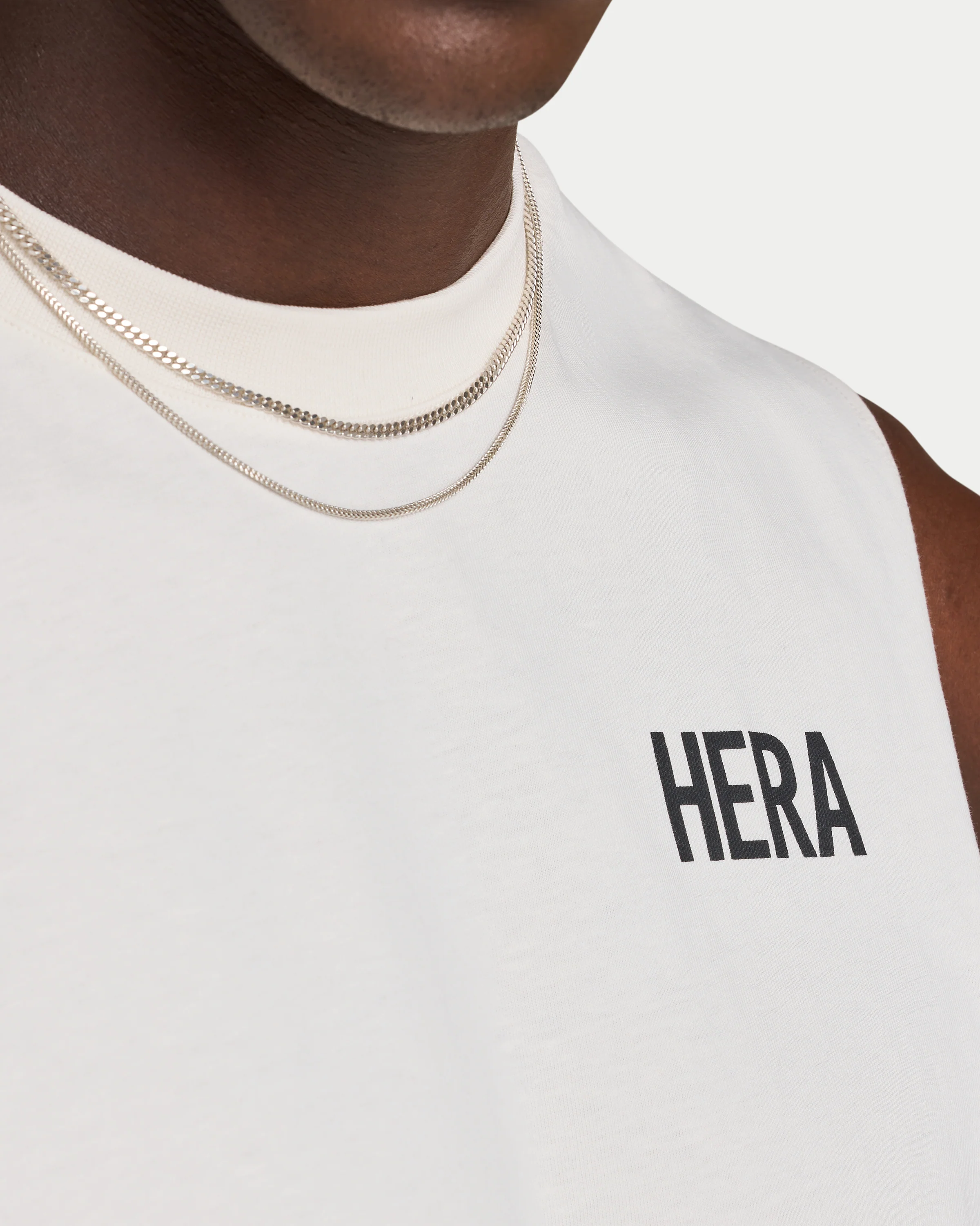 Mens Staple Tank - White - Image 5