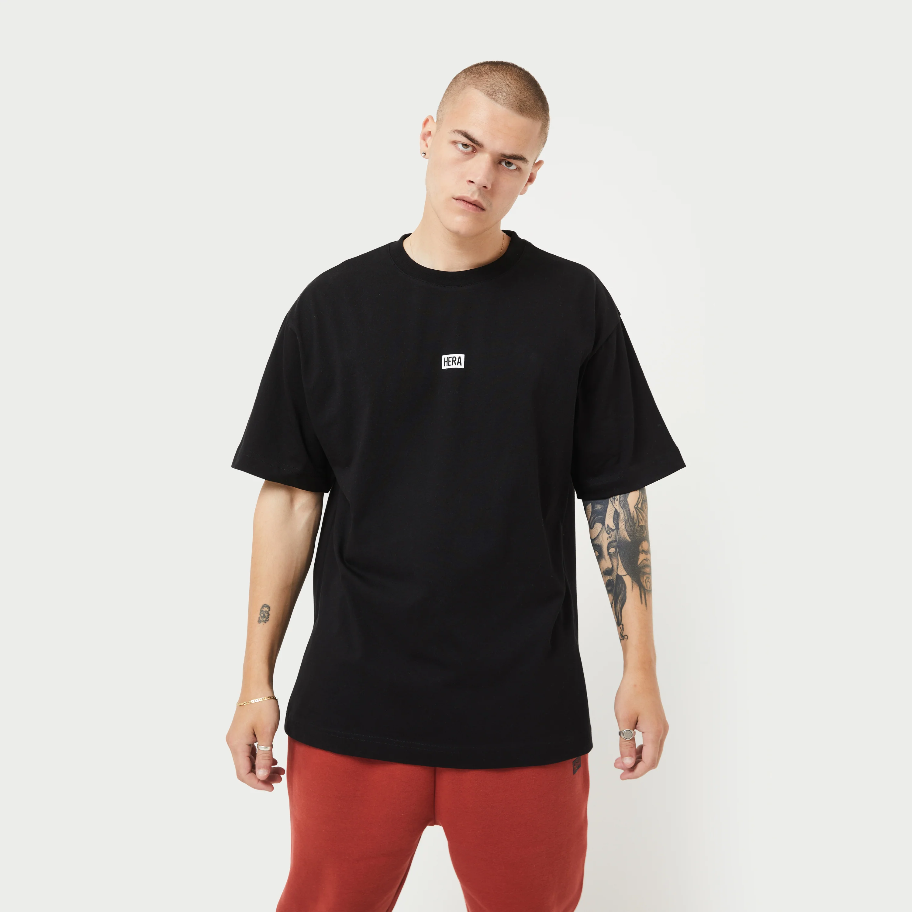 REWEAR Collective Oversized T-Shirt - Black