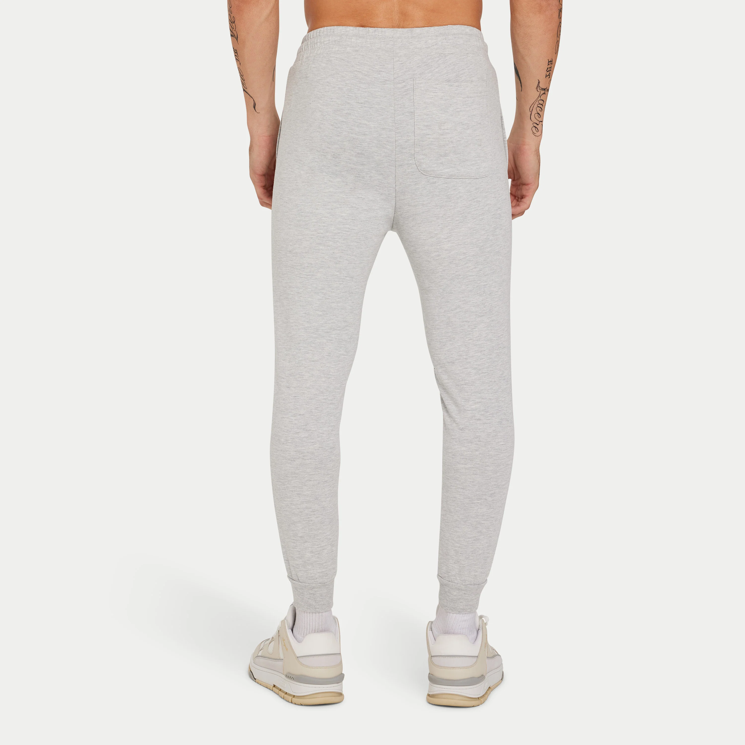 REWEAR  Focus Tapered Sweatpant - Grey Marl - Image 2