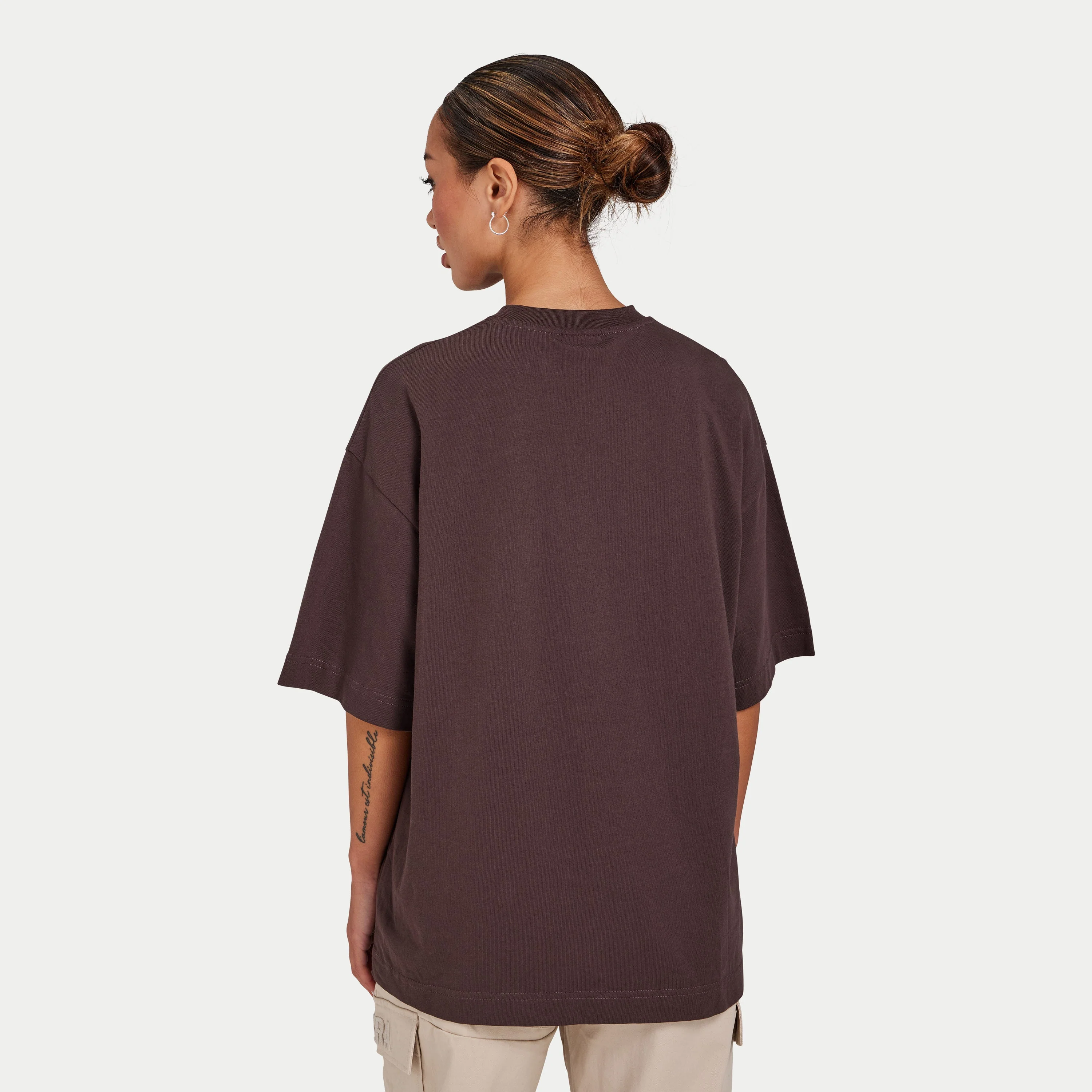 REWEAR Icon Oversized T-Shirt - Slate Brown - Image 2