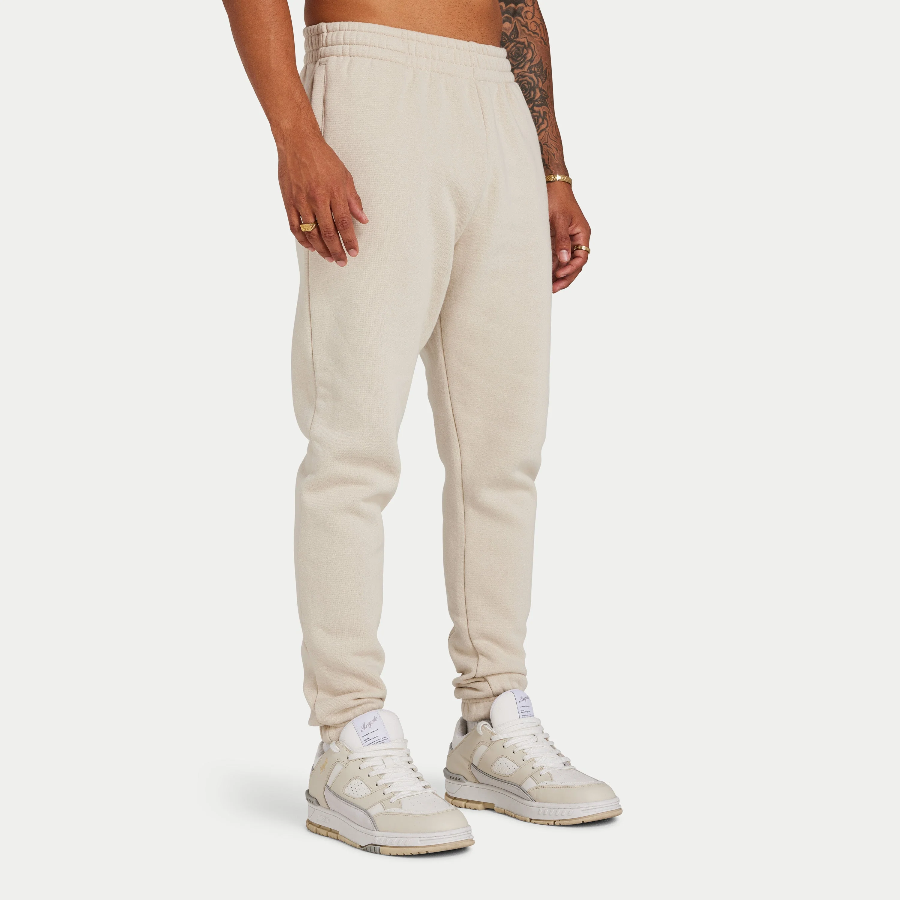 REWEAR Label Sweatpant - Oatmeal - Image 2