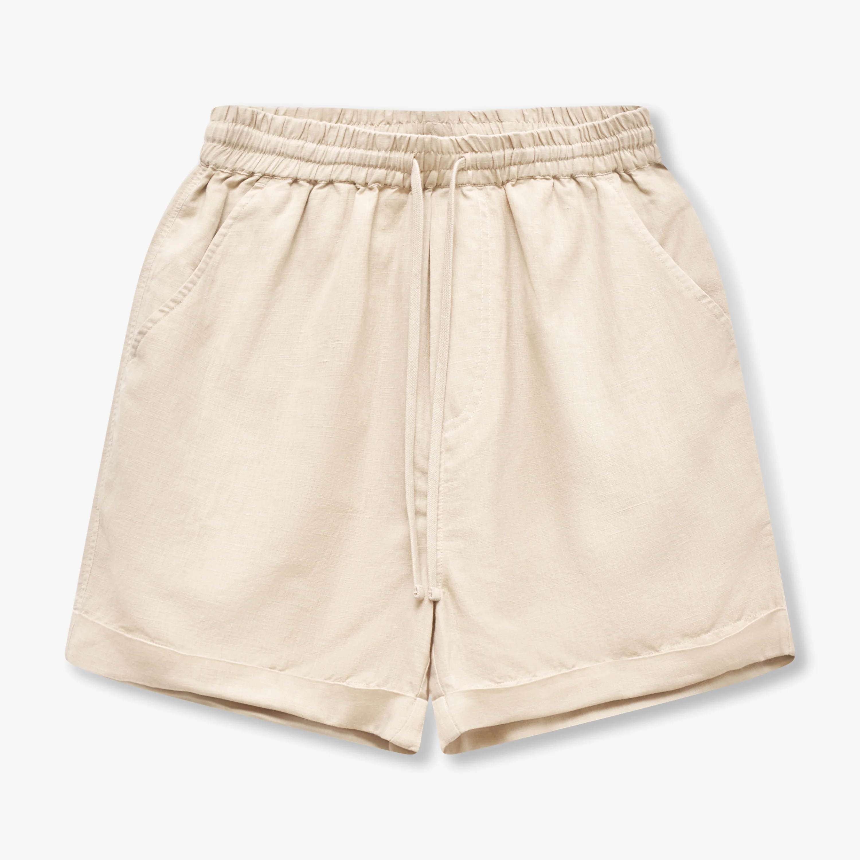 REWEAR Linen Mix Short - Oatmeal