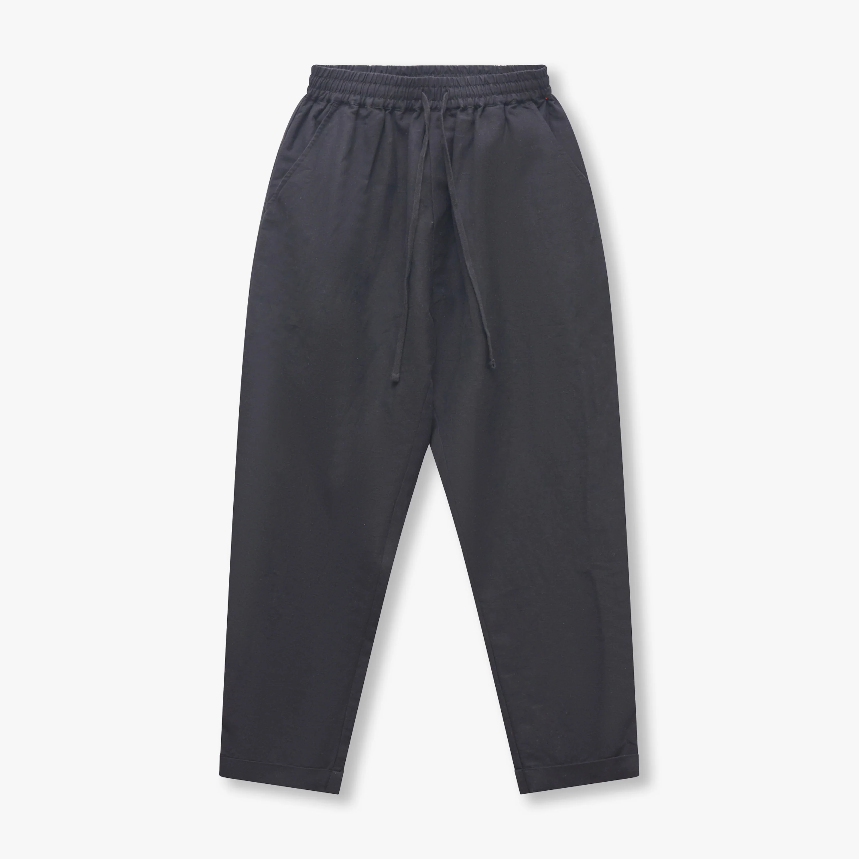 REWEAR Linen Mix Trouser - Black
