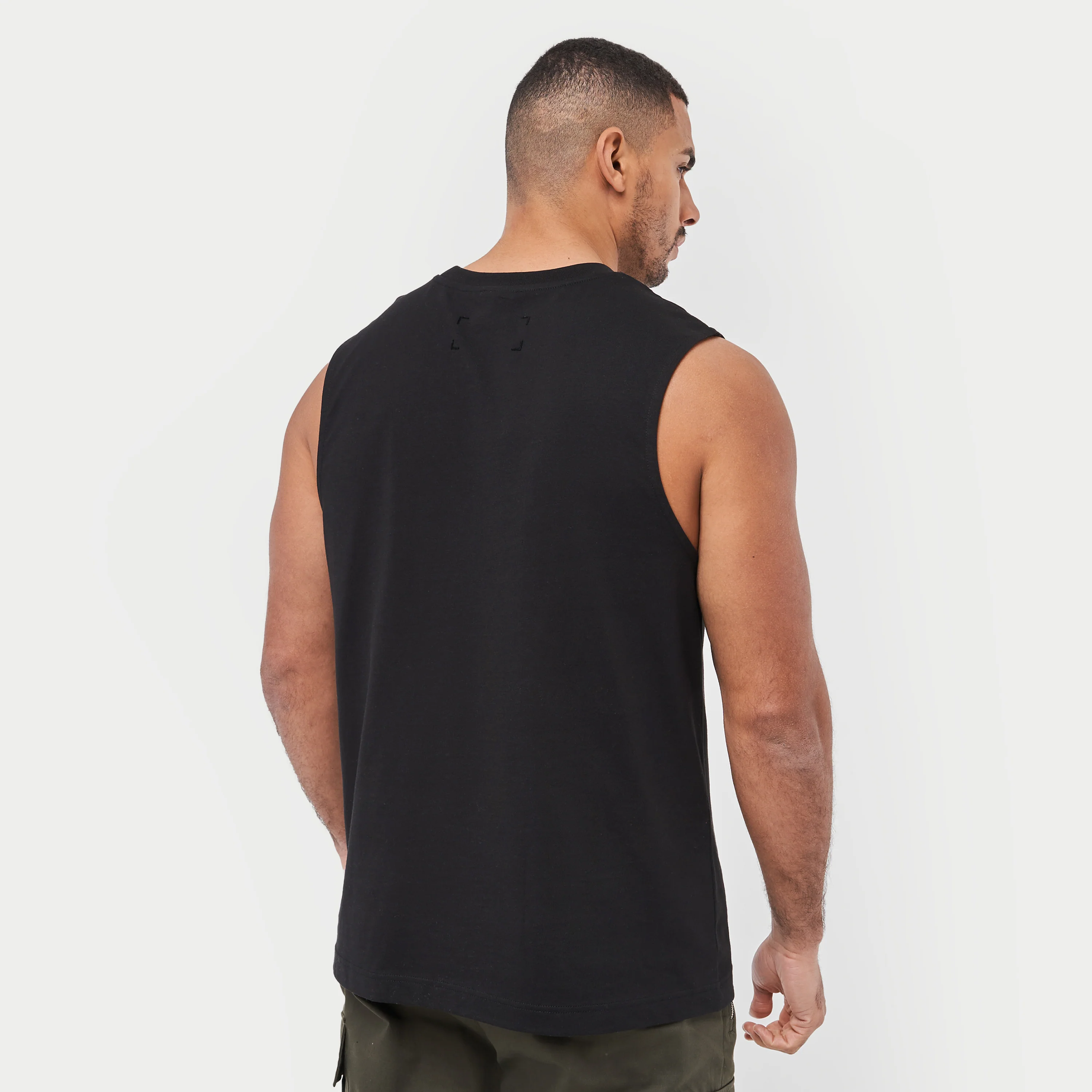 REWEAR Mens Focus Tank - Black - Image 2