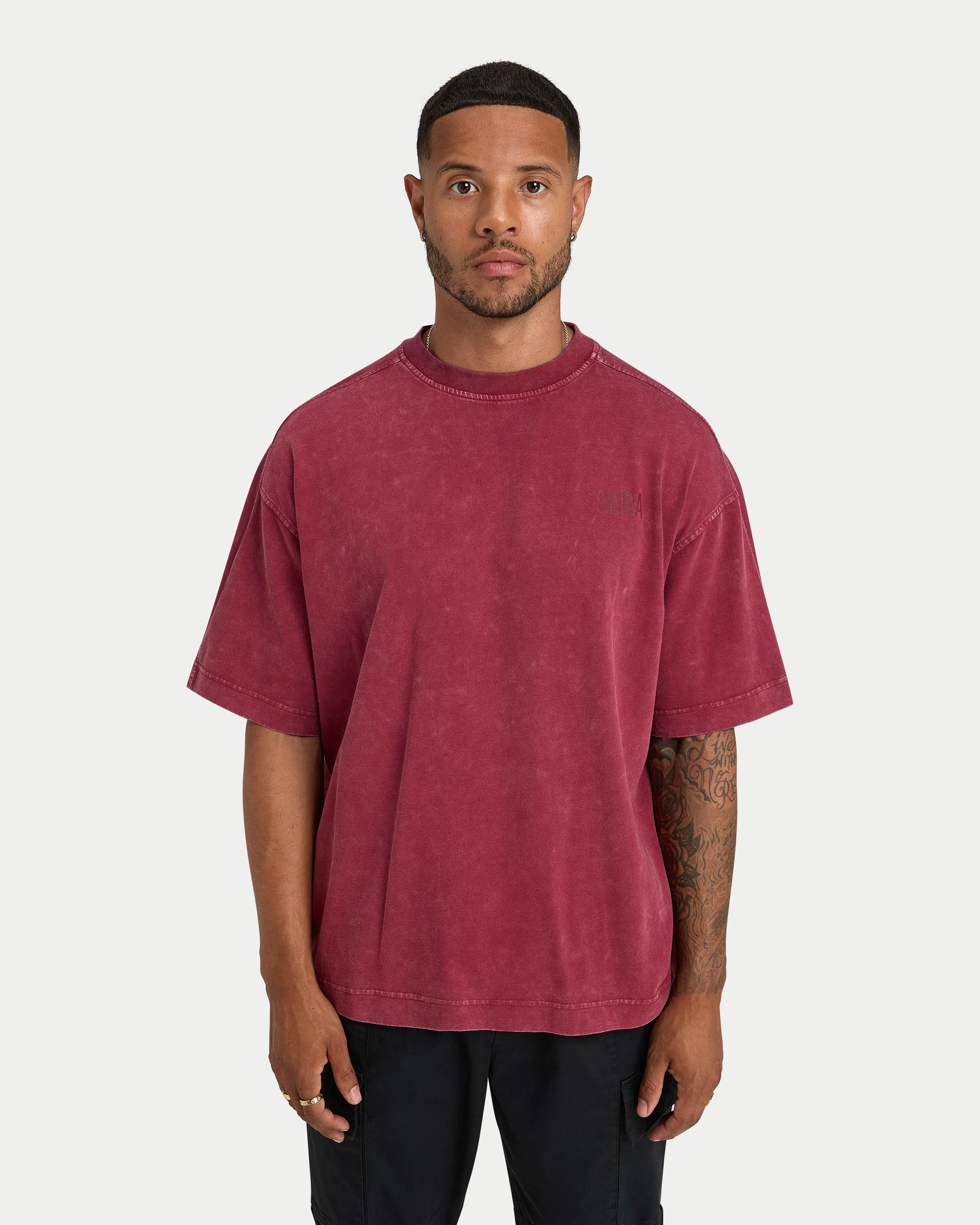REWEAR Mens Washed Oversized T-Shirt - Image 2