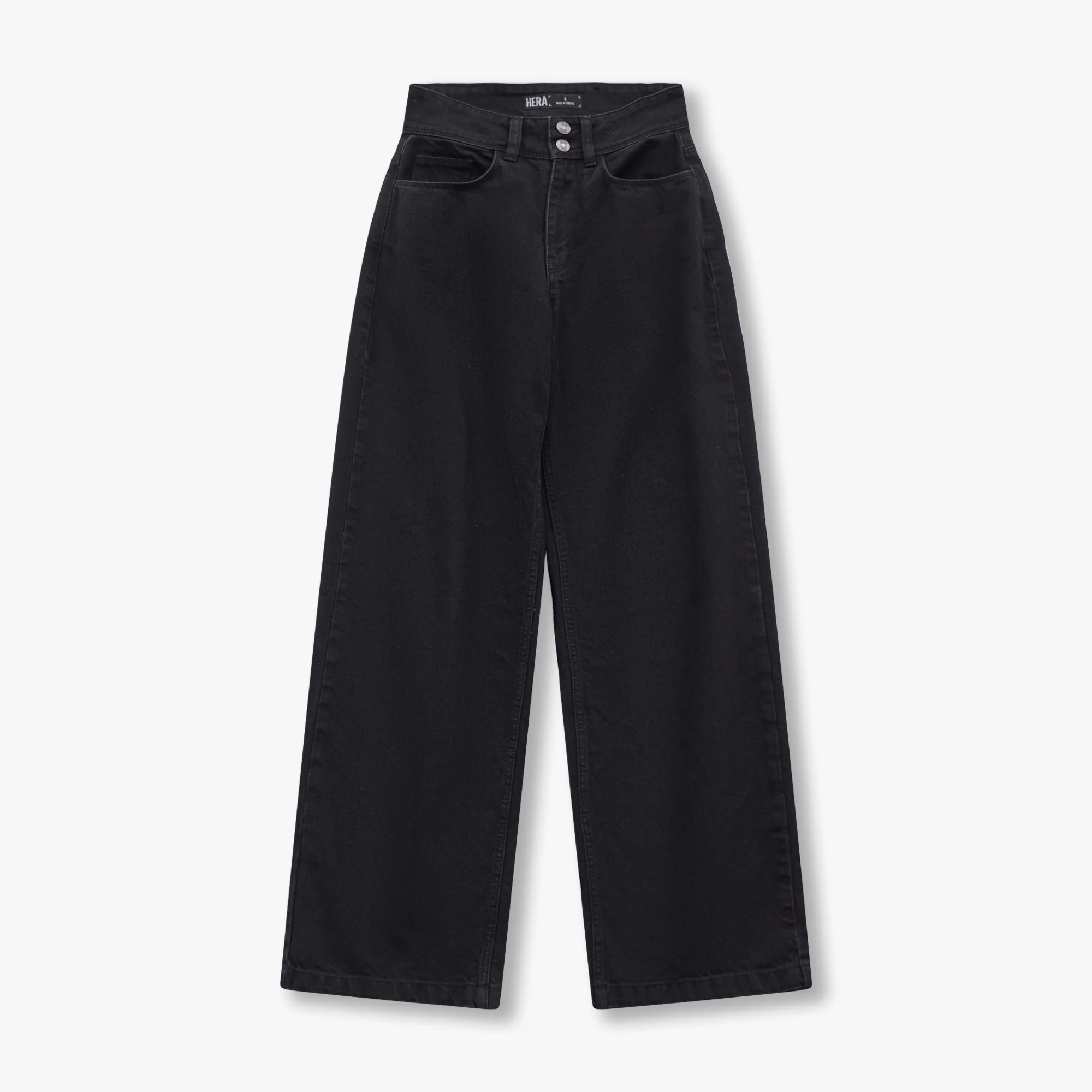 REWEAR Wide Leg Jean - Washed Black