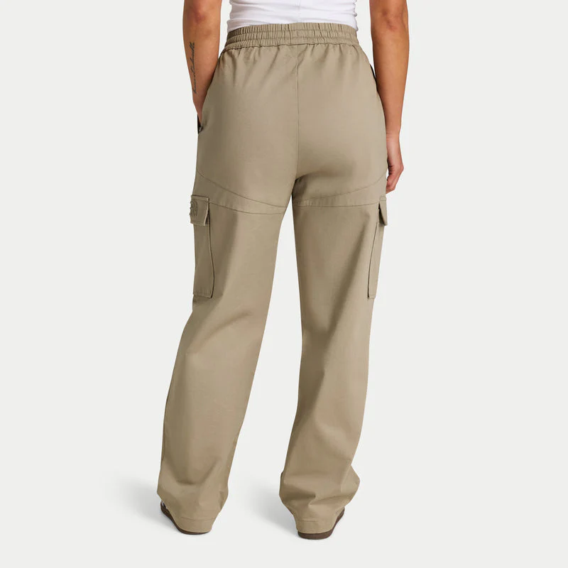 REWEAR Womens Cargo Pant - Grey Green - Image 2