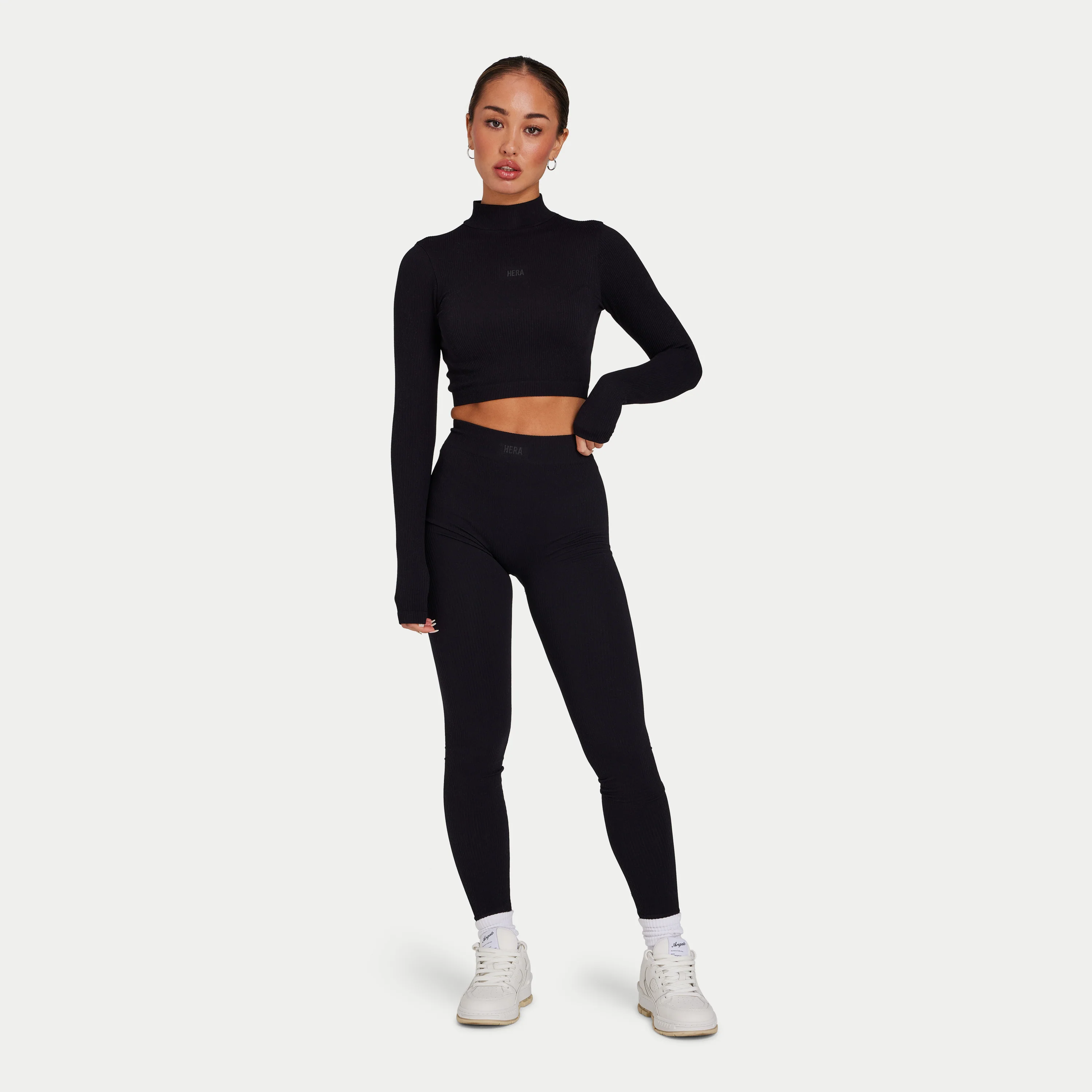 REWEAR Womens Ribbed Base Legging