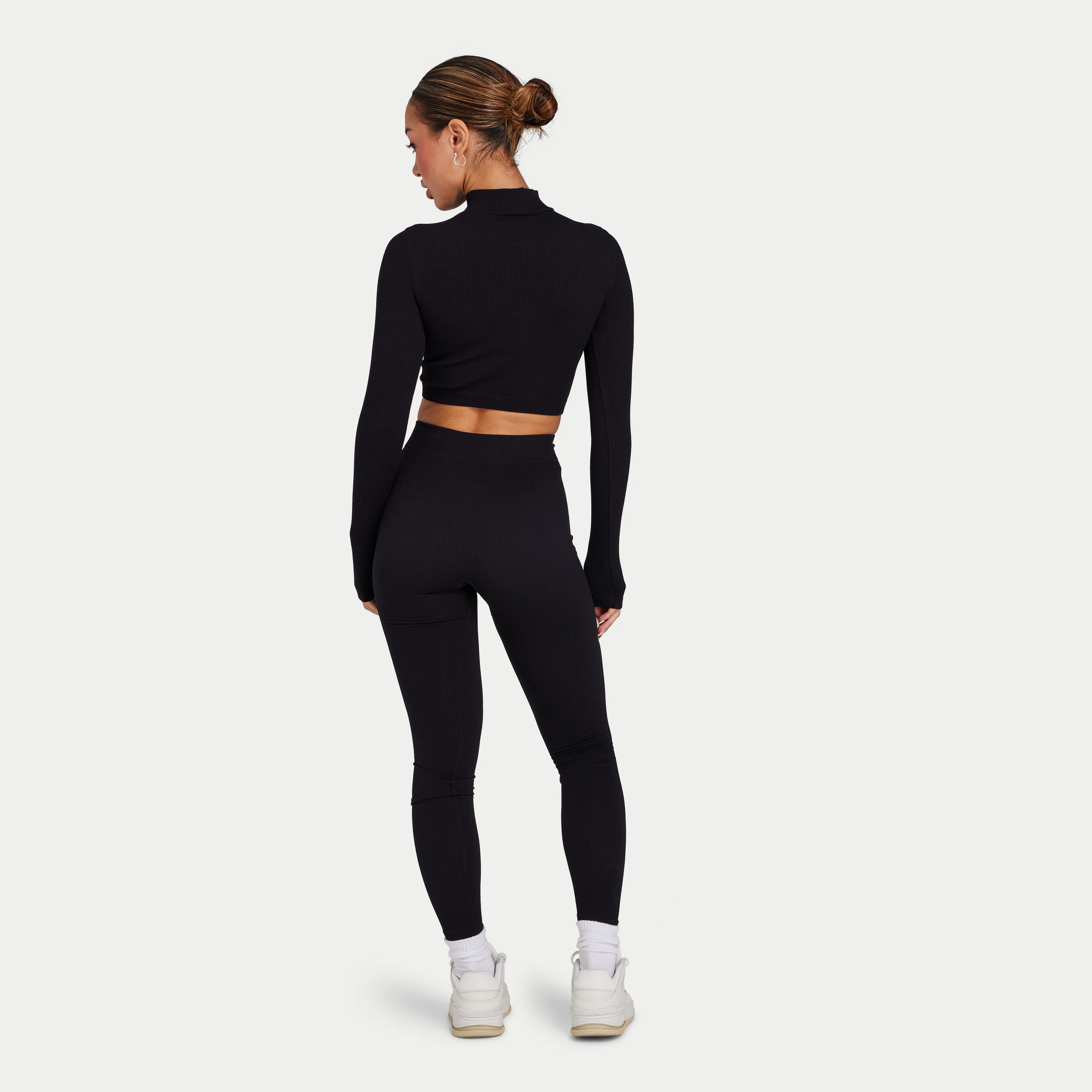 REWEAR Womens Ribbed Base Legging - Image 2