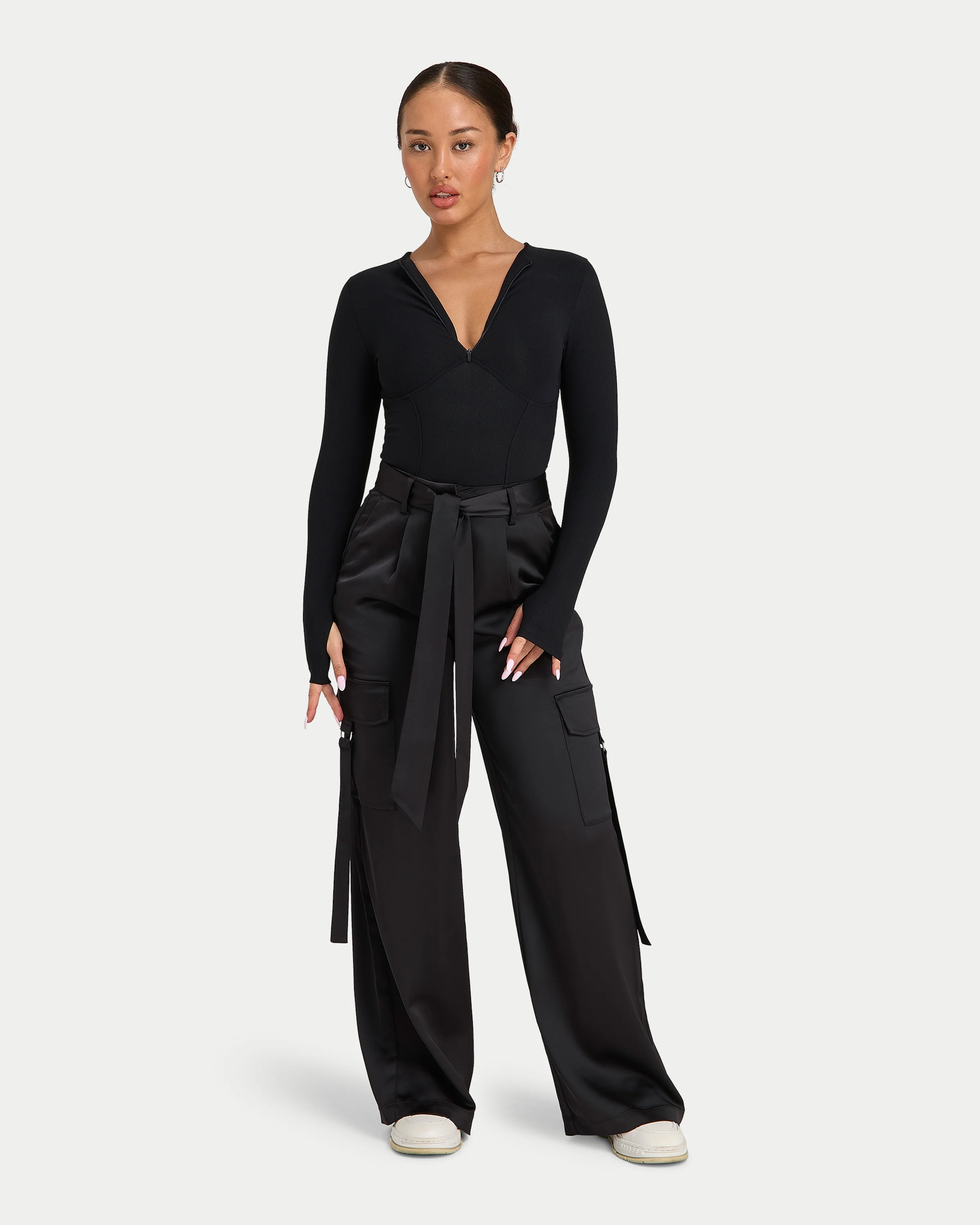 Womens Tailored Cargo Trouser - Image 3