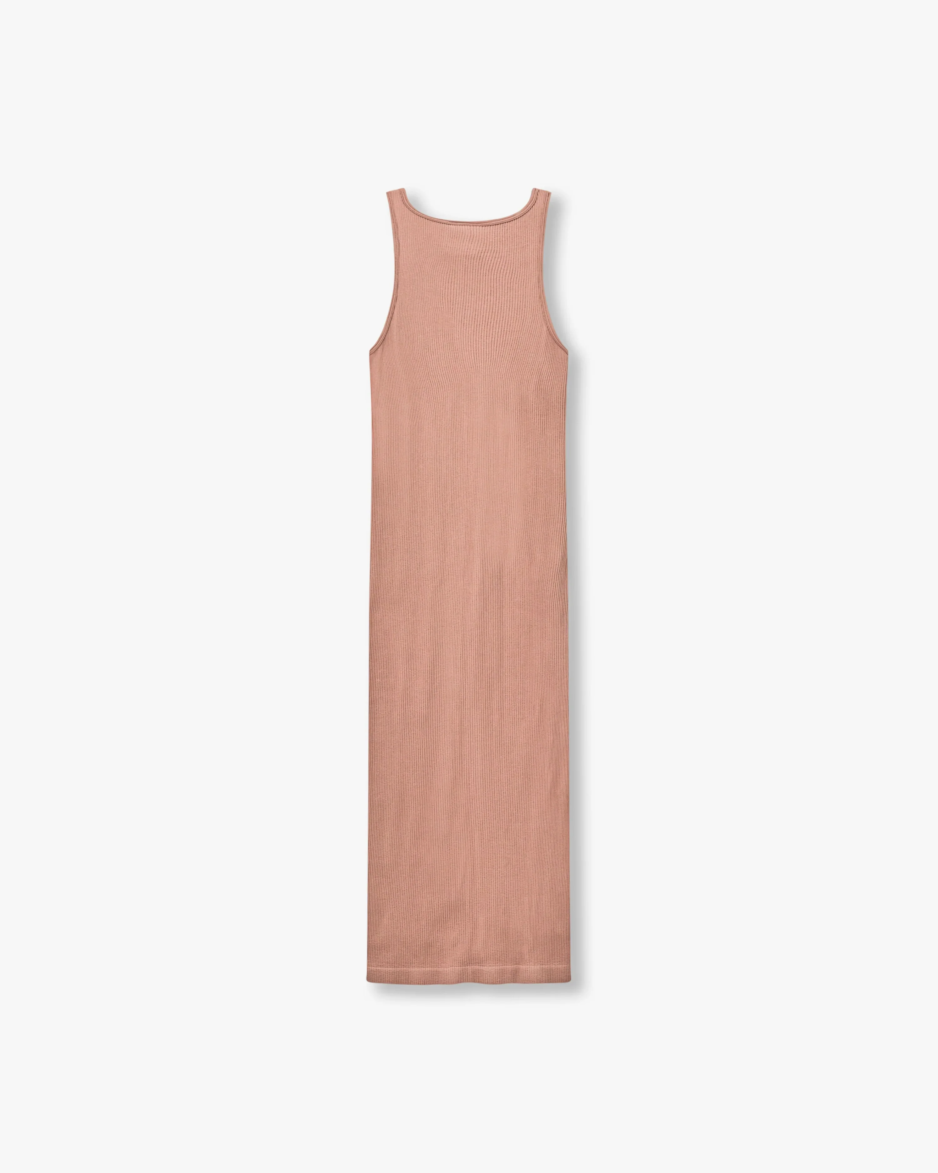 Womens Ribbed Base Racer Midi Dress - Image 6