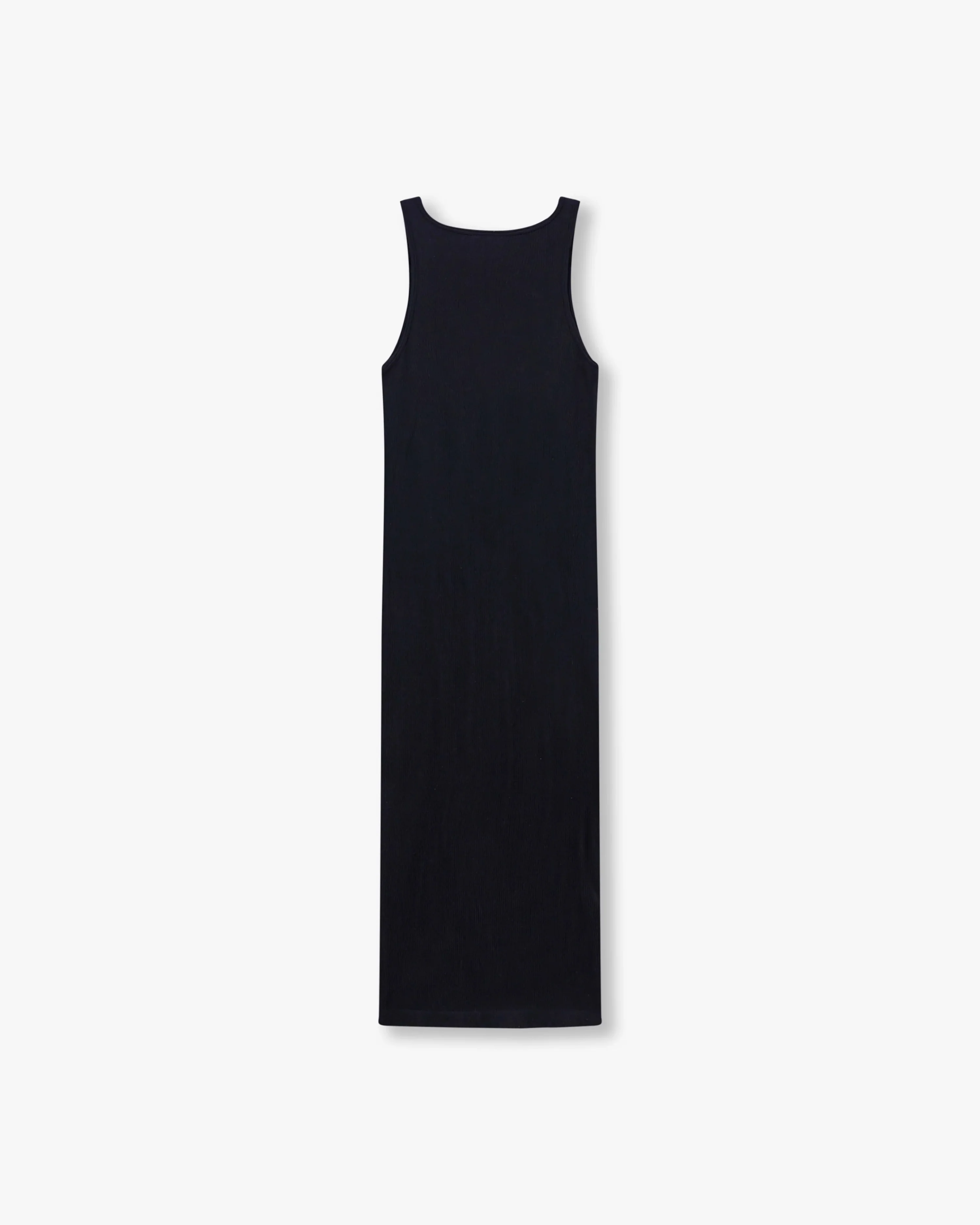 Womens Ribbed Base Racer Midi Dress - Image 8