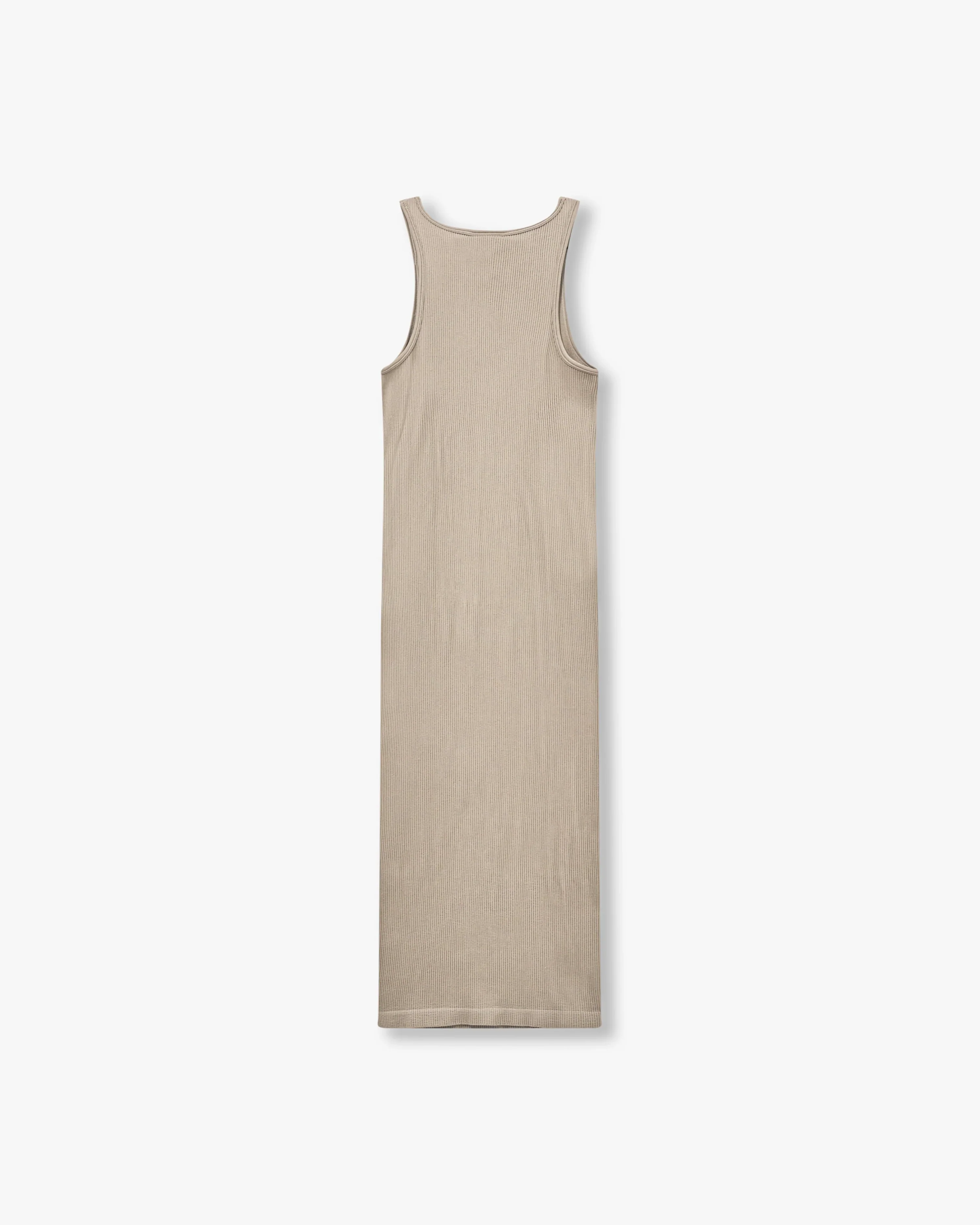 Womens Ribbed Base Racer Midi Dress - Image 8