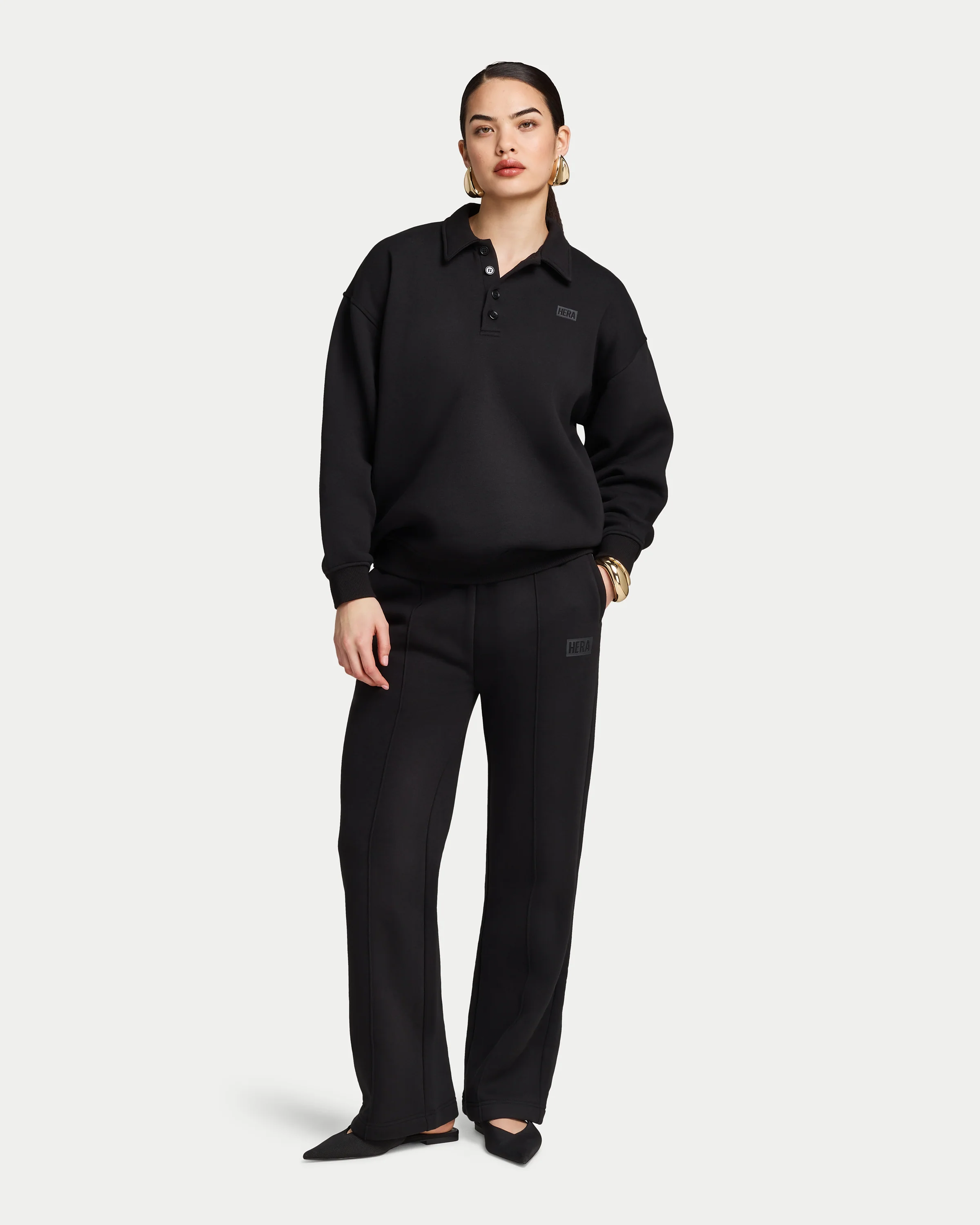 Womens Collective Collared Sweatshirt - Image 3