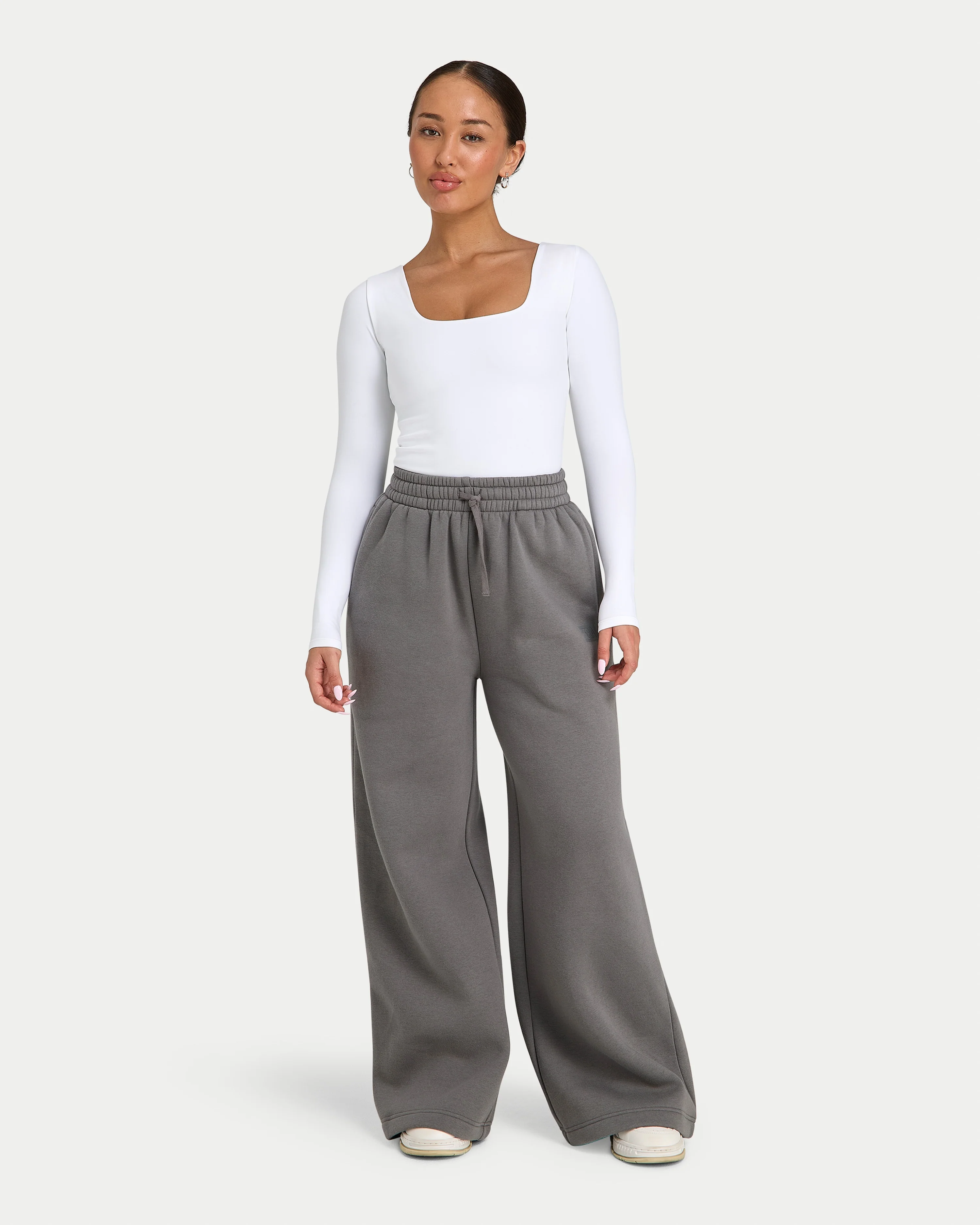 Womens Collective Wide Leg Sweatpant - Image 3