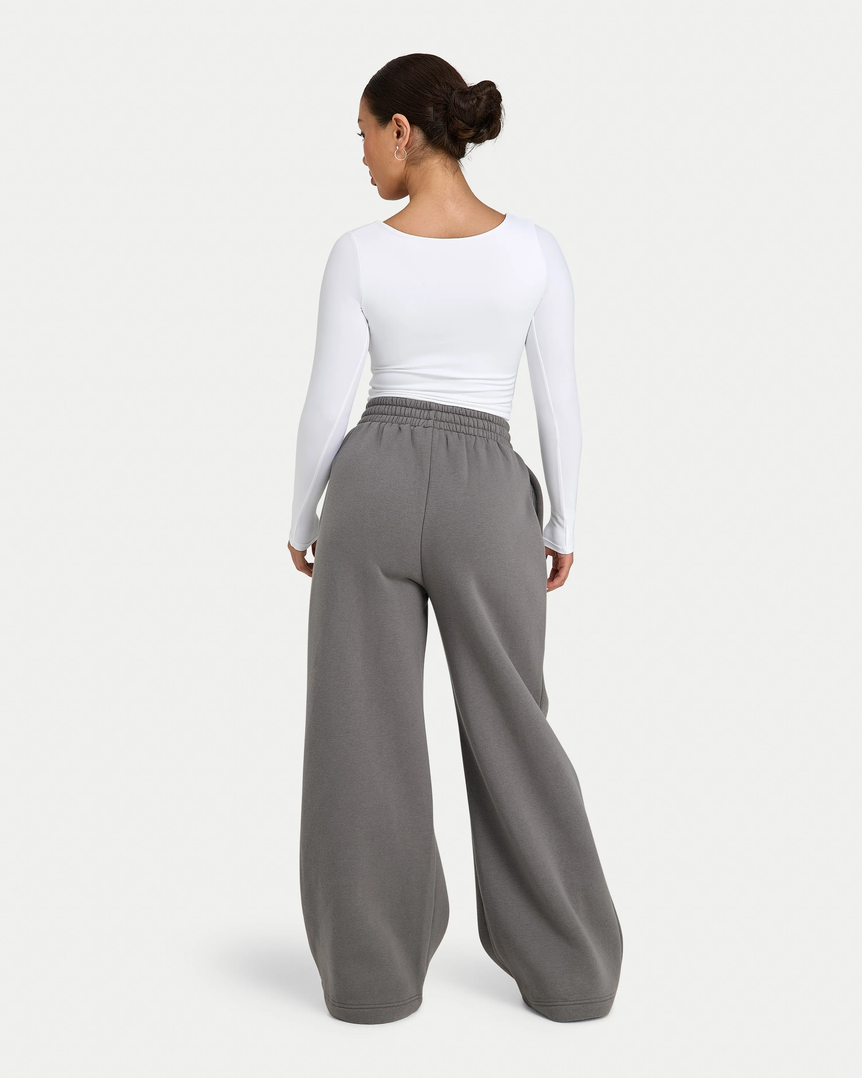 Womens Collective Wide Leg Sweatpant - Image 4