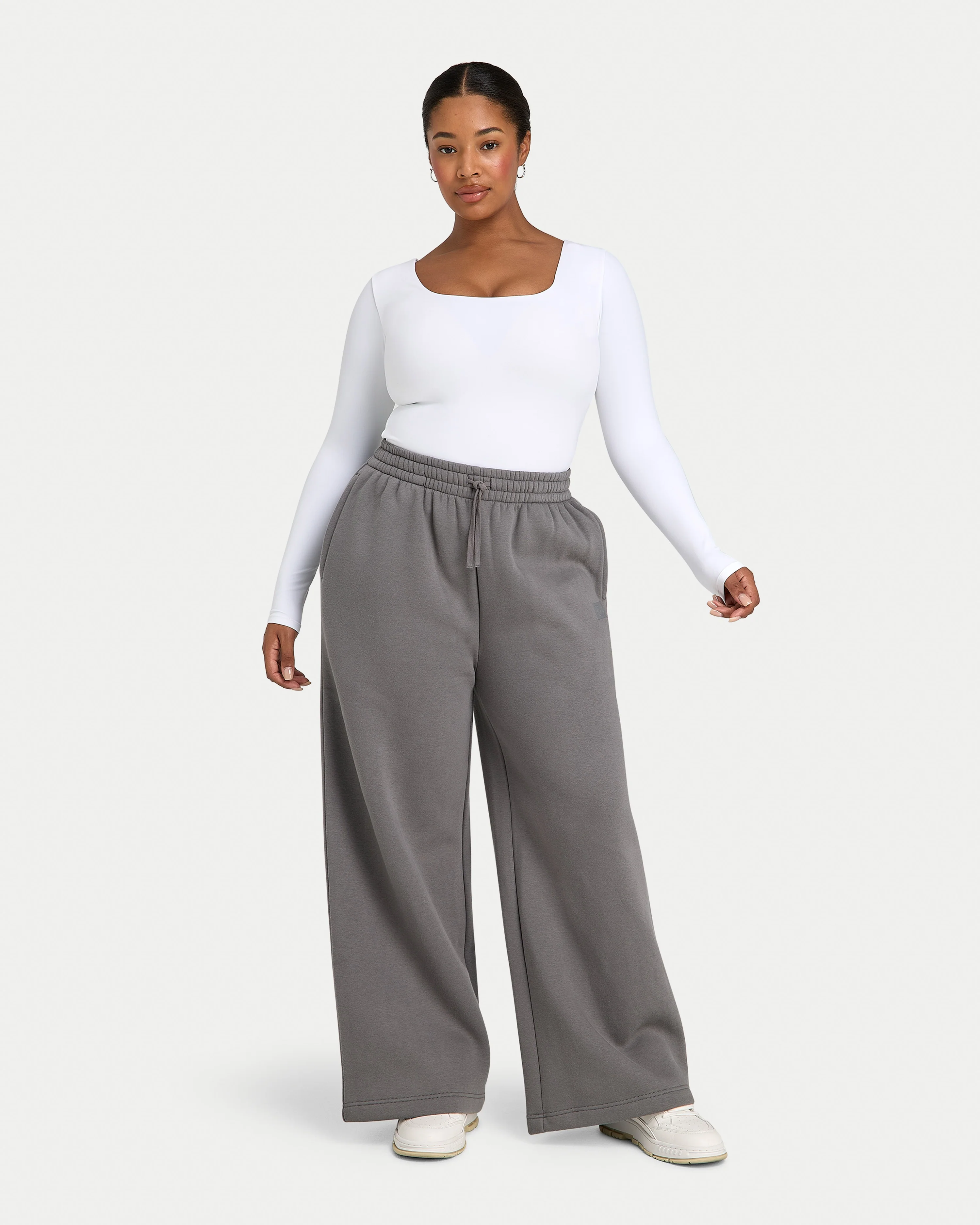 Womens Collective Wide Leg Sweatpant - Image 5