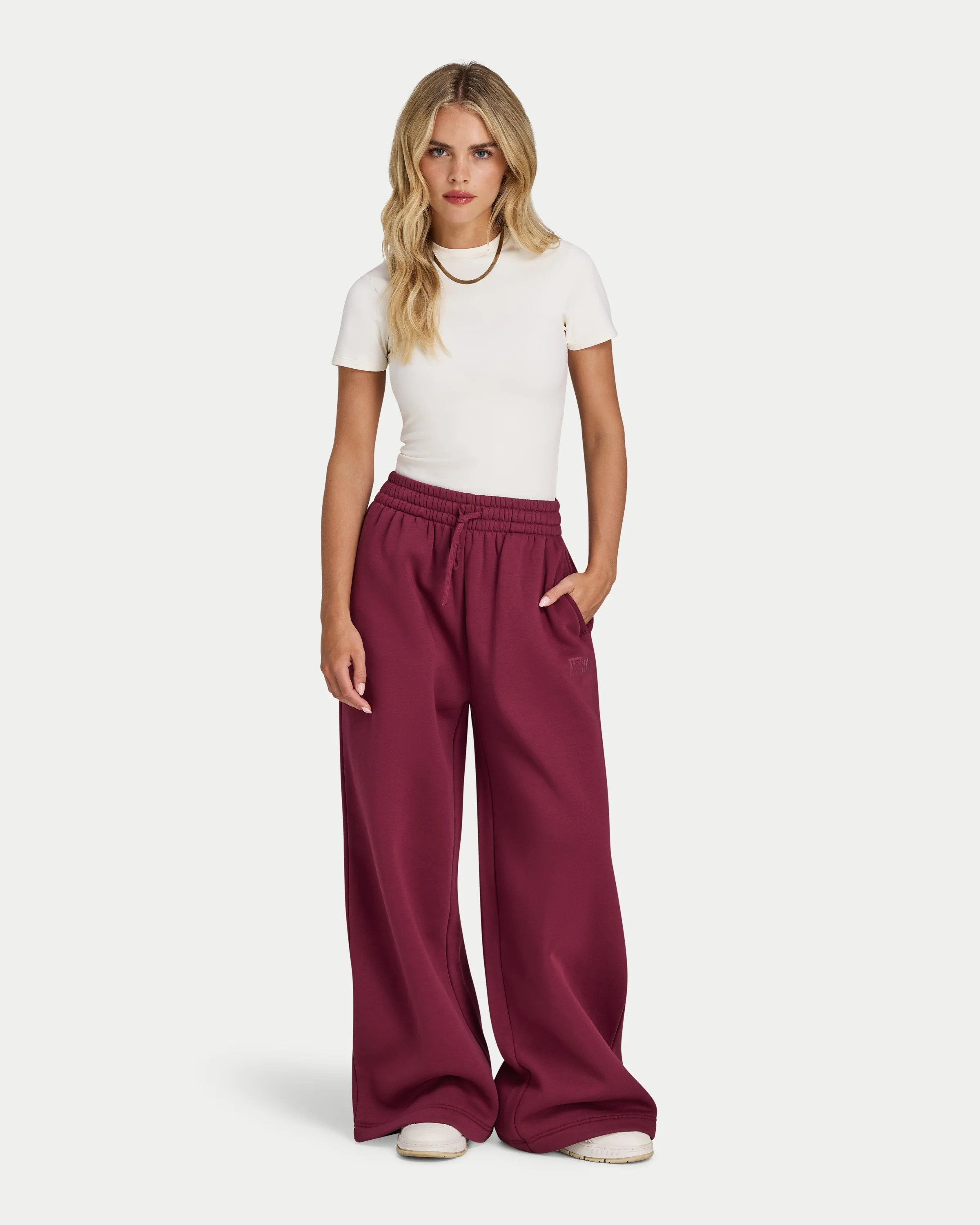Womens Collective Wide Leg Sweatpant - Image 3