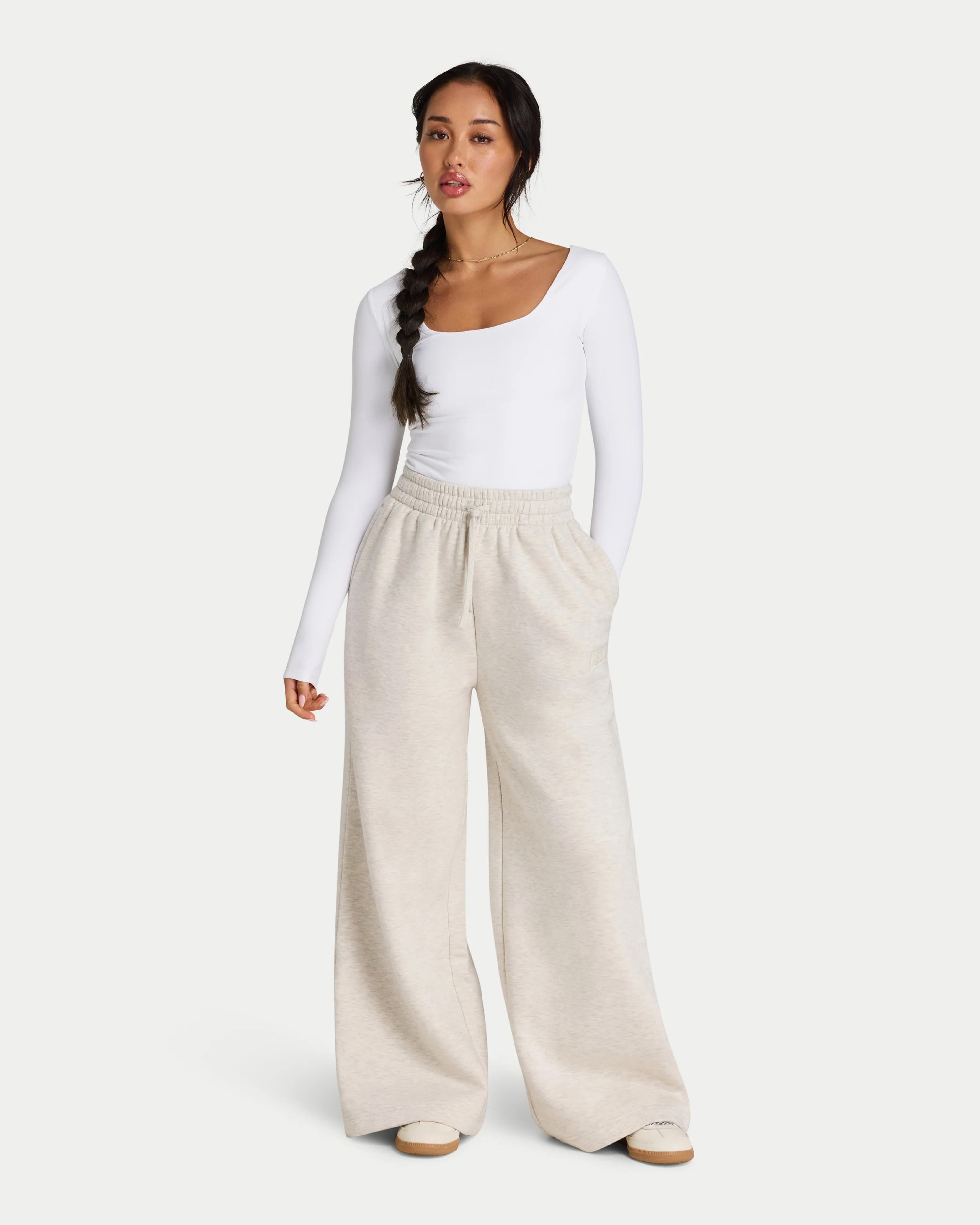 Womens Collective Wide Leg Sweatpant - Image 3