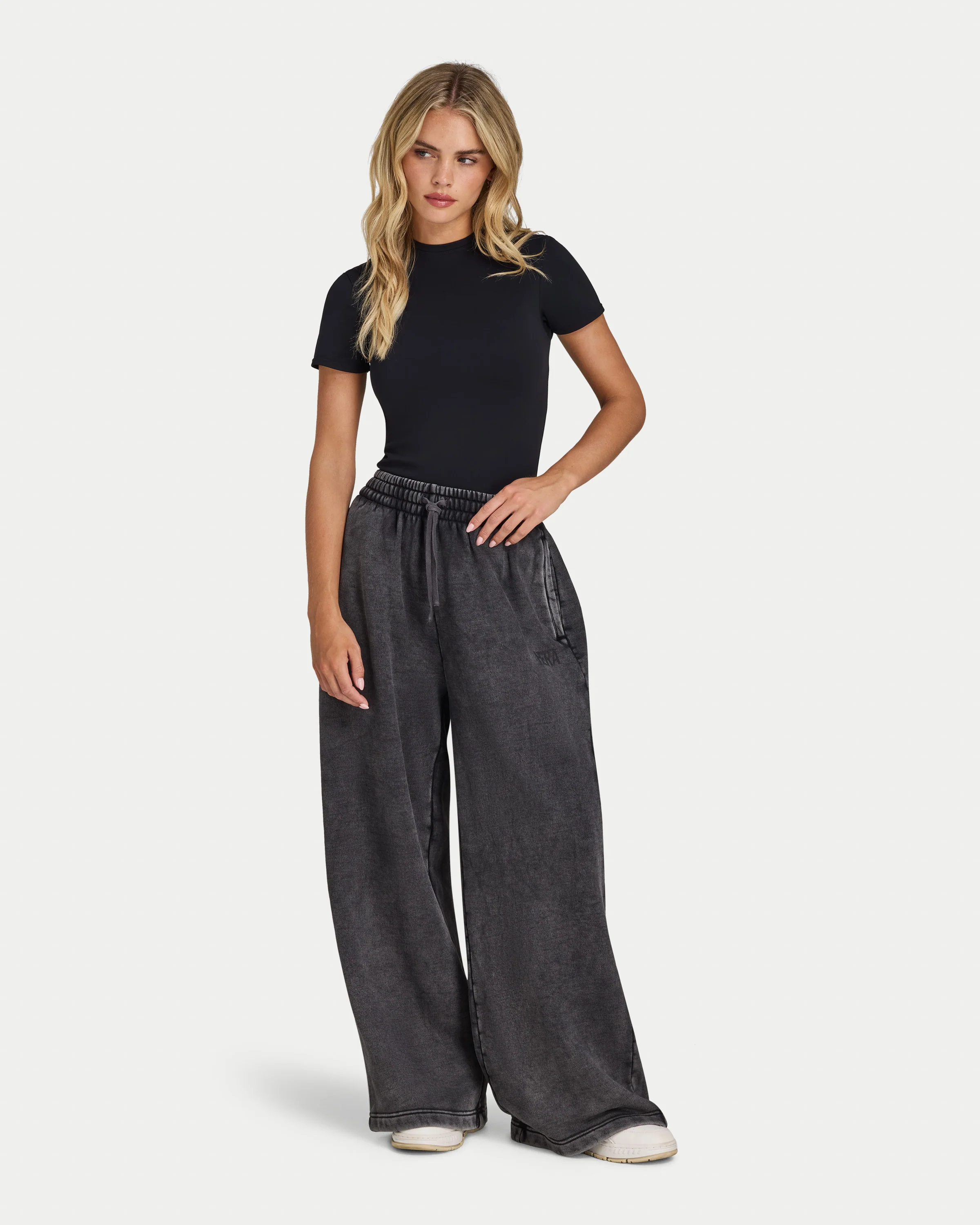 Womens Collective Wide Leg Sweatpant - Image 5