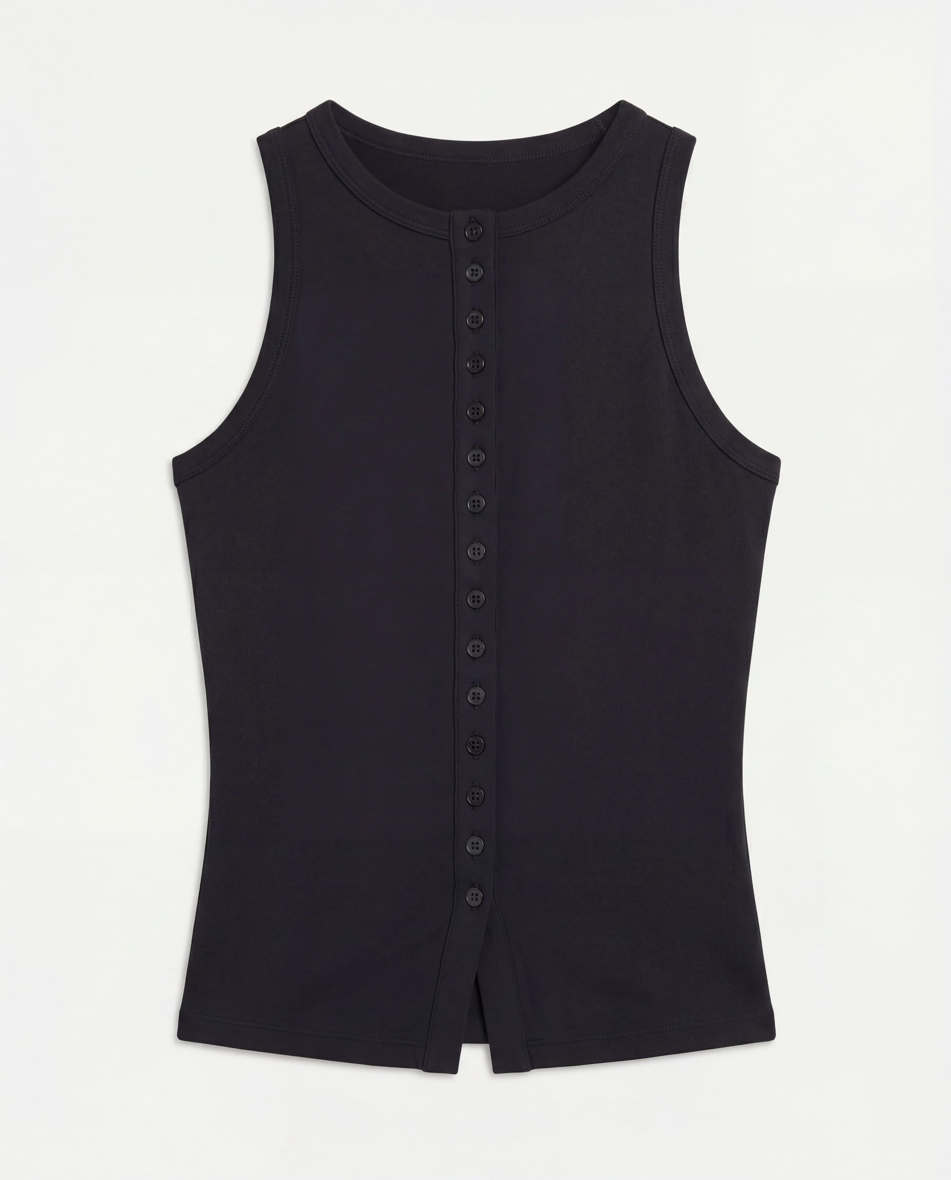 Womens Essentials Button Top - Image 6
