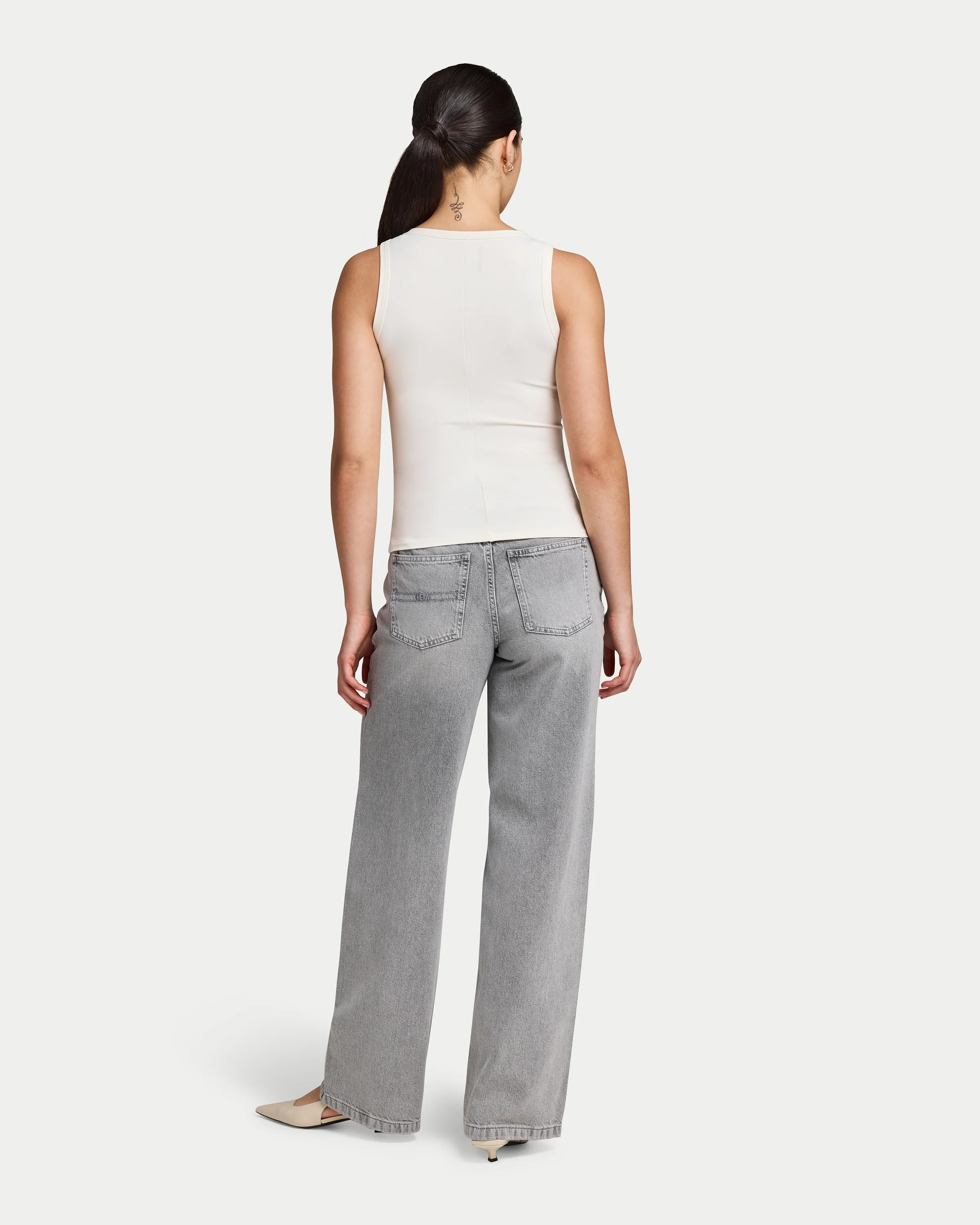 Womens Essentials Button Top - Image 3