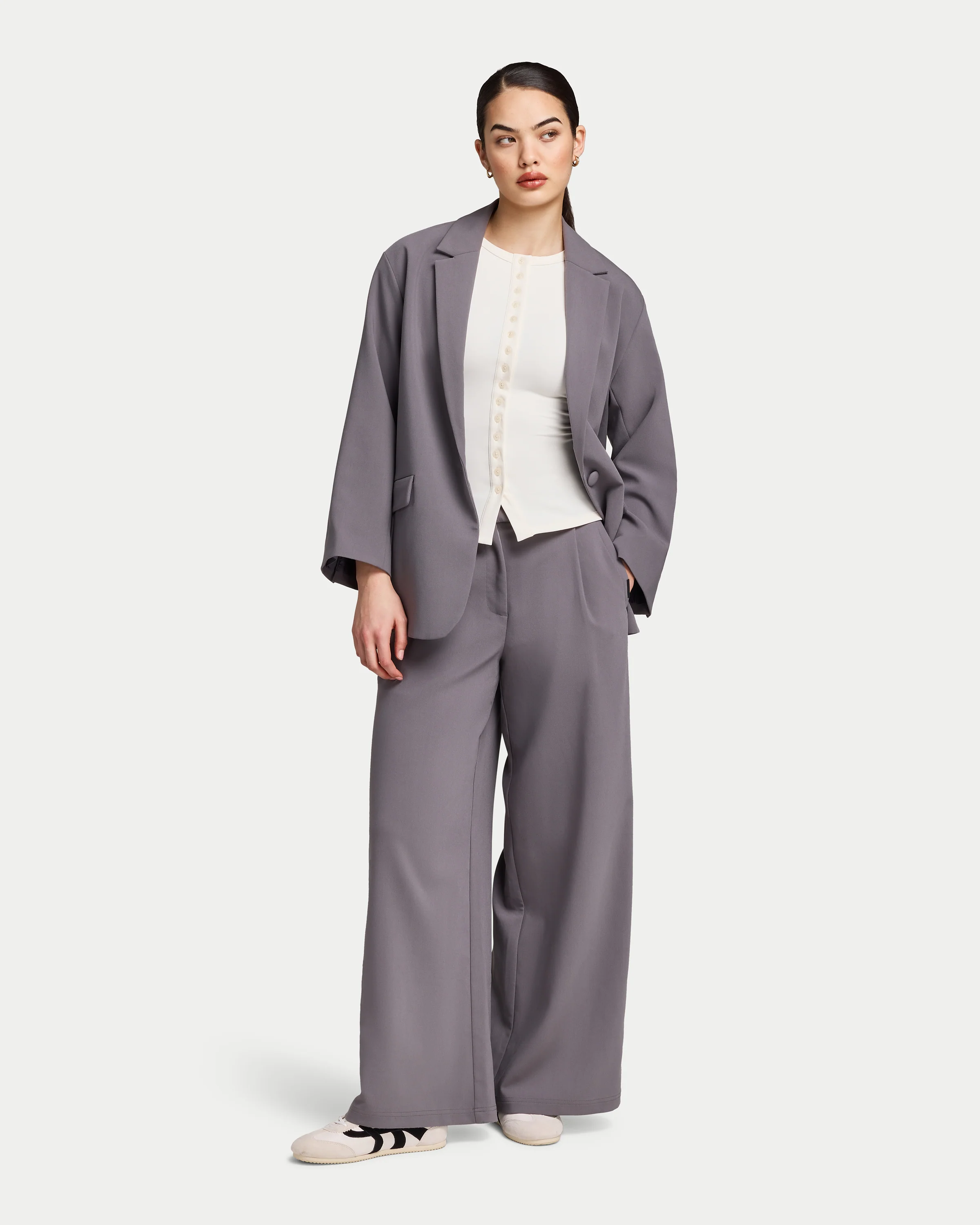 Womens Essentials Button Top - Image 5