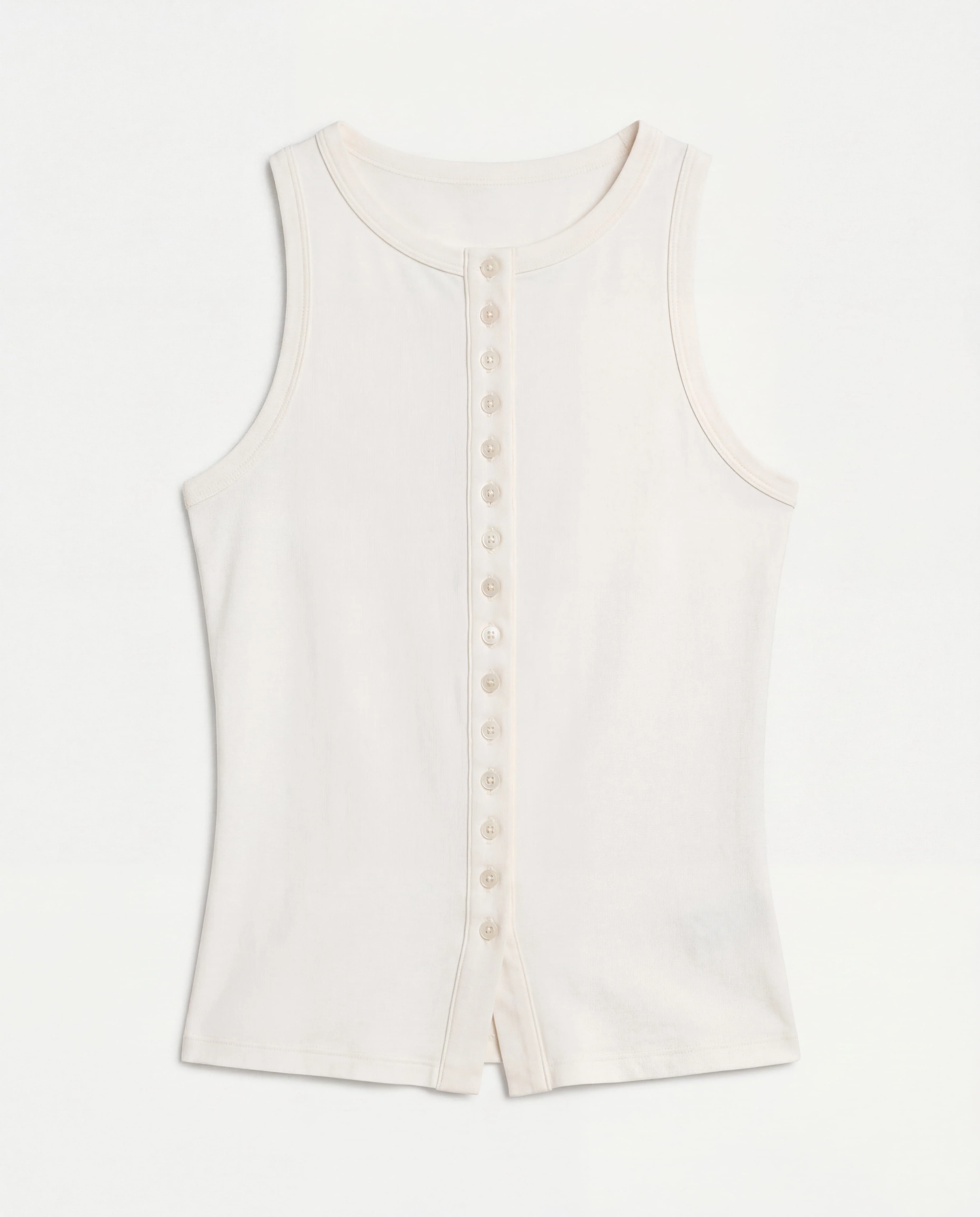 Womens Essentials Button Top - Image 9