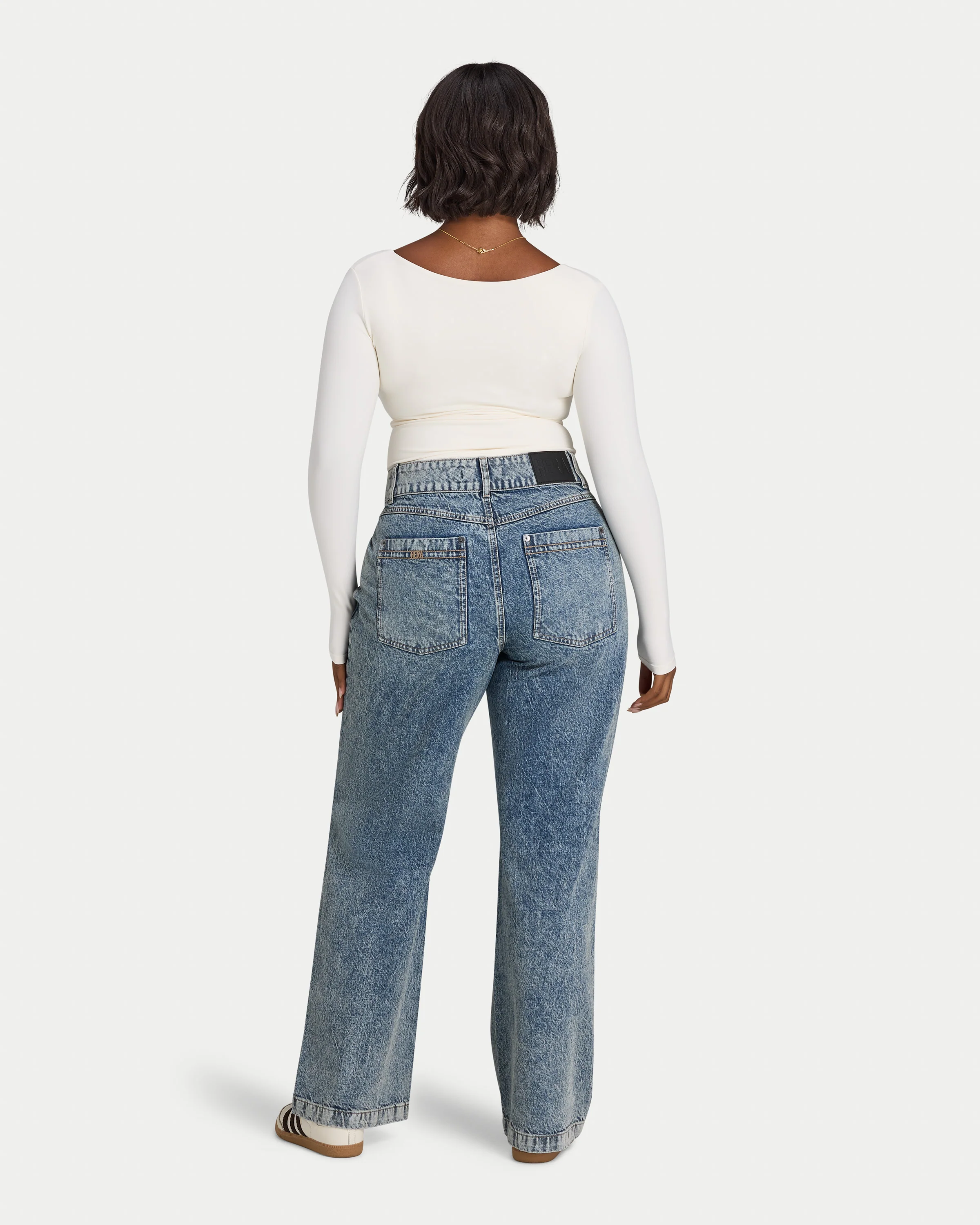Womens Essential Dual Wear Long Sleeve Top - Image 6