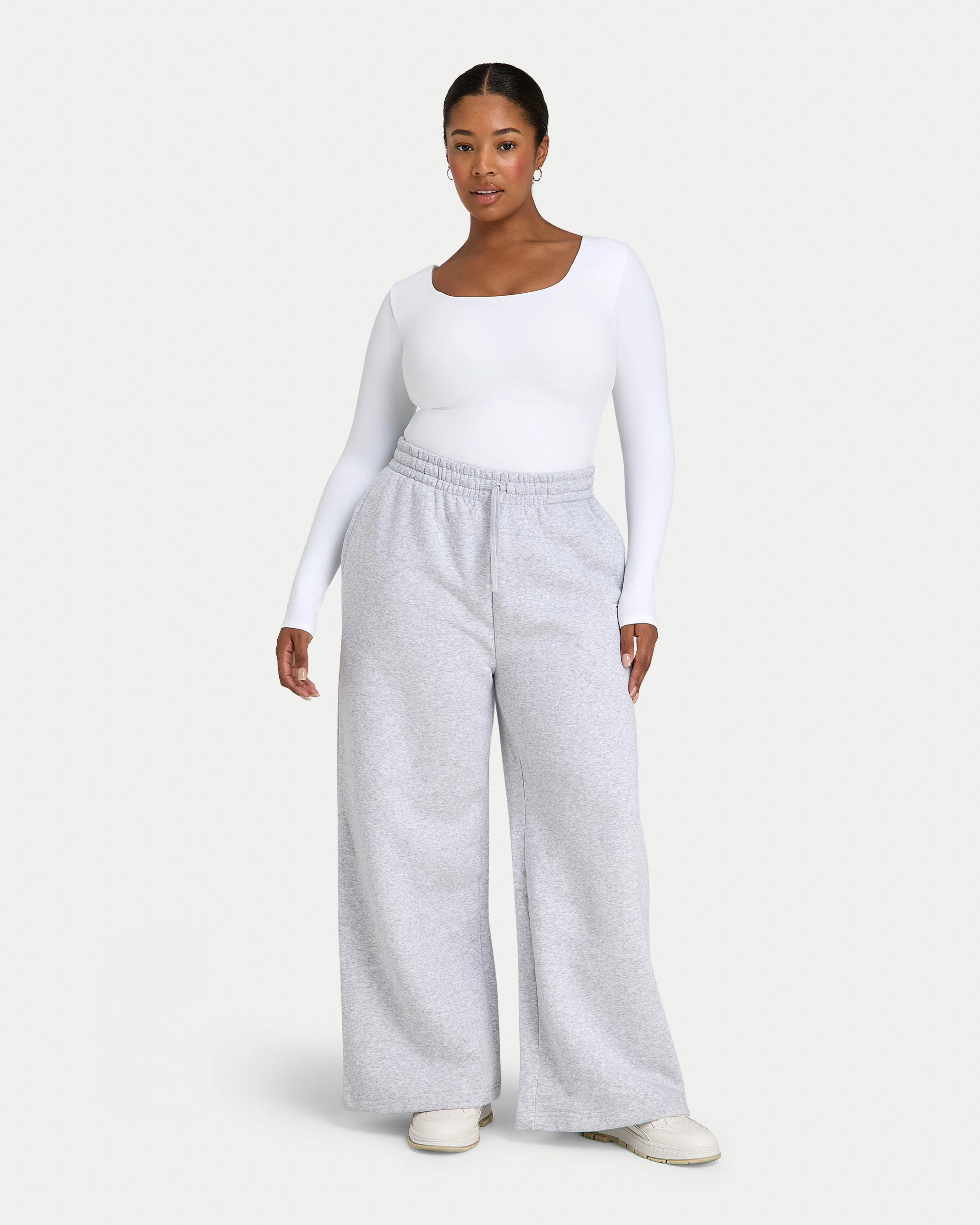 Womens Essential Dual Wear Long Sleeve Top - Image 8