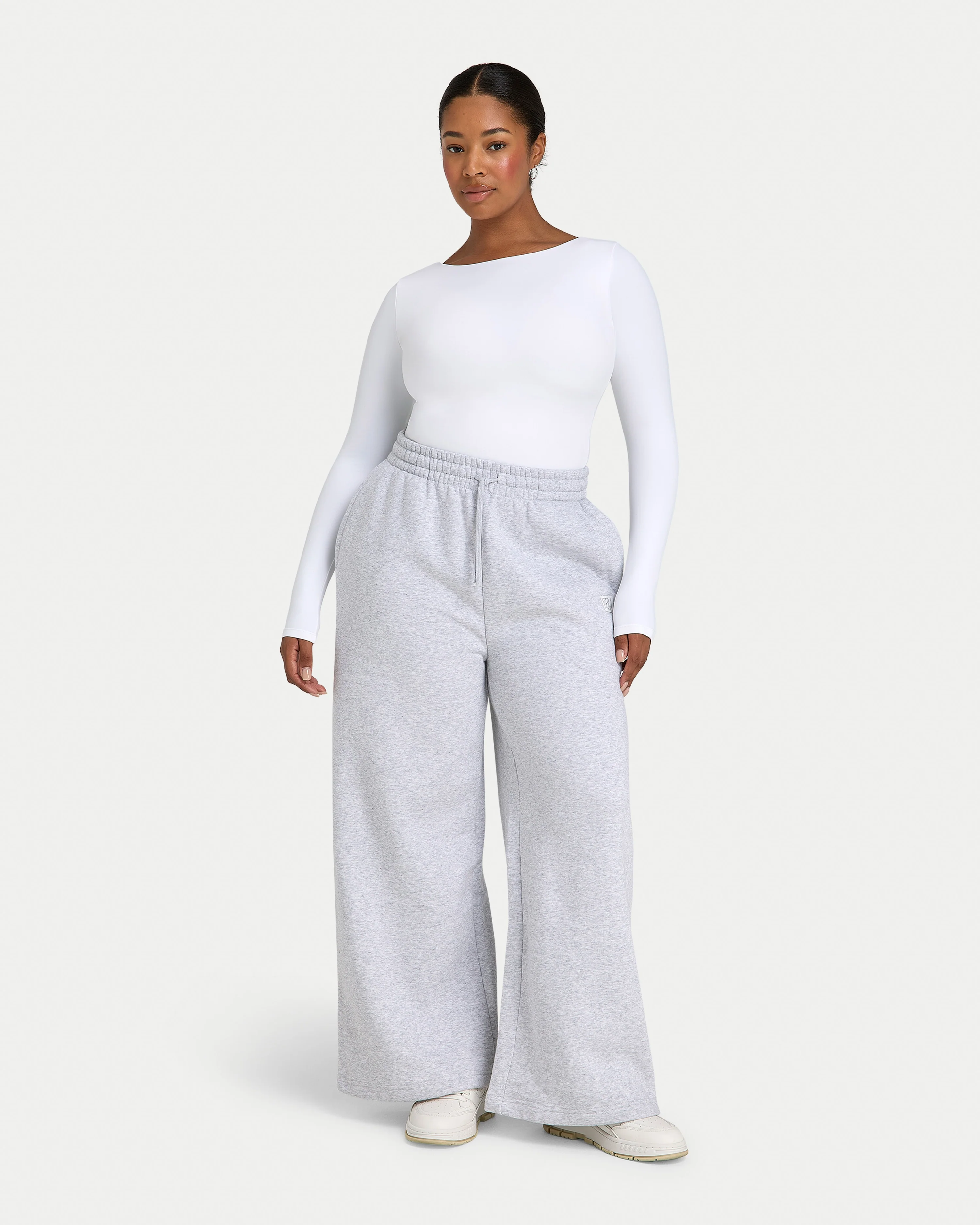 Womens Essential Dual Wear Long Sleeve Top - Image 9