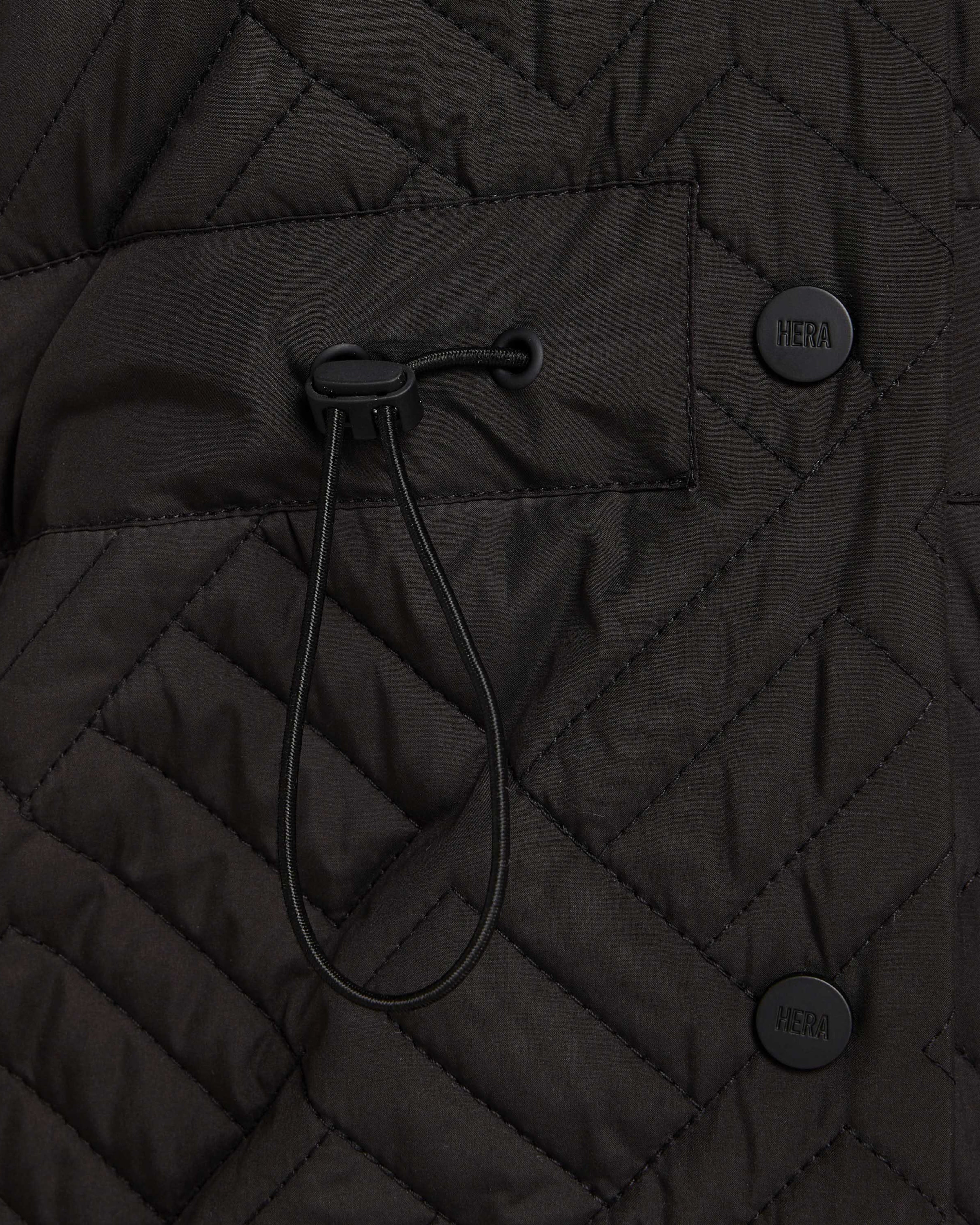 Womens Longline Puffer Jacket - Image 6