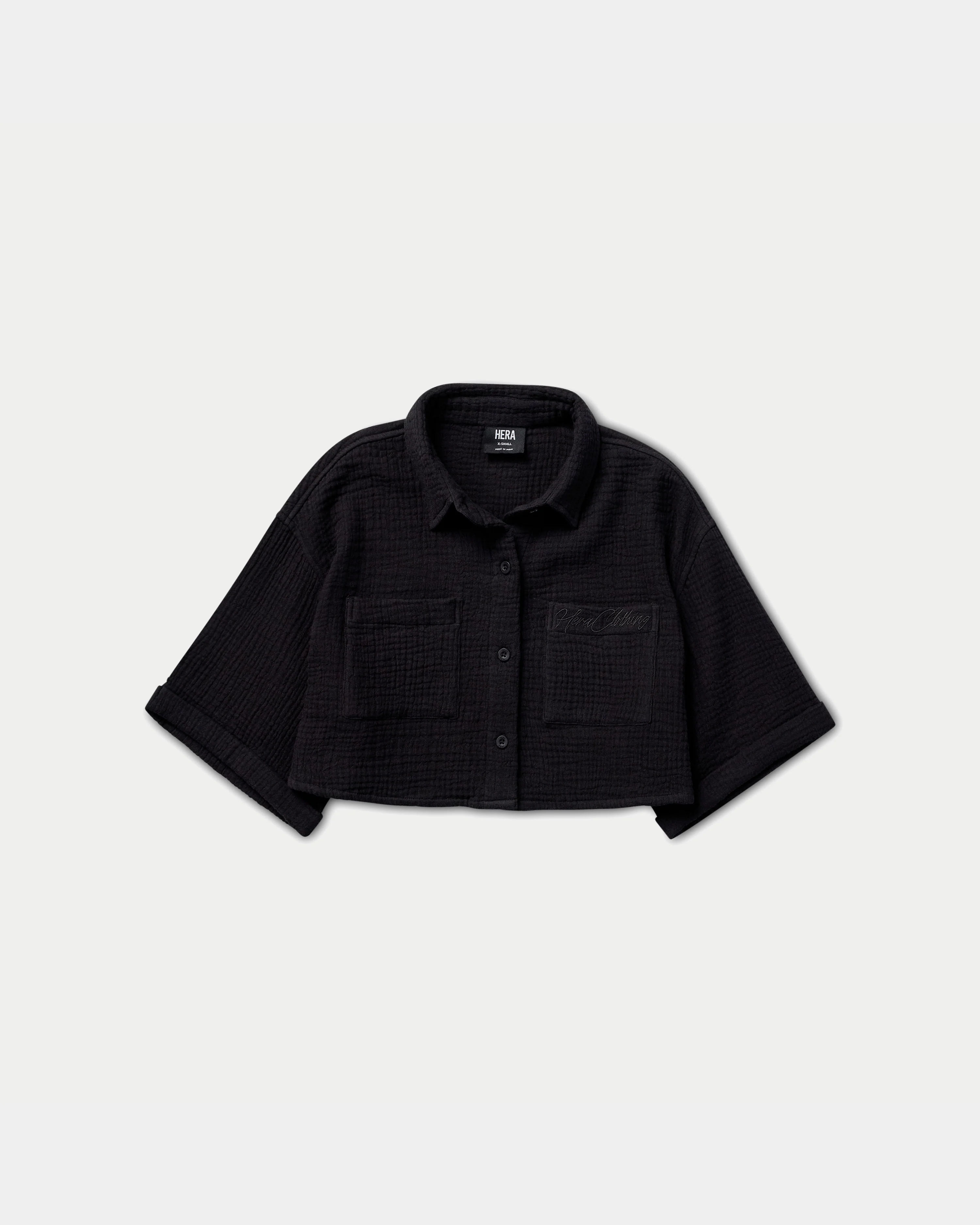 Womens Resort Cropped Shirt - Image 10
