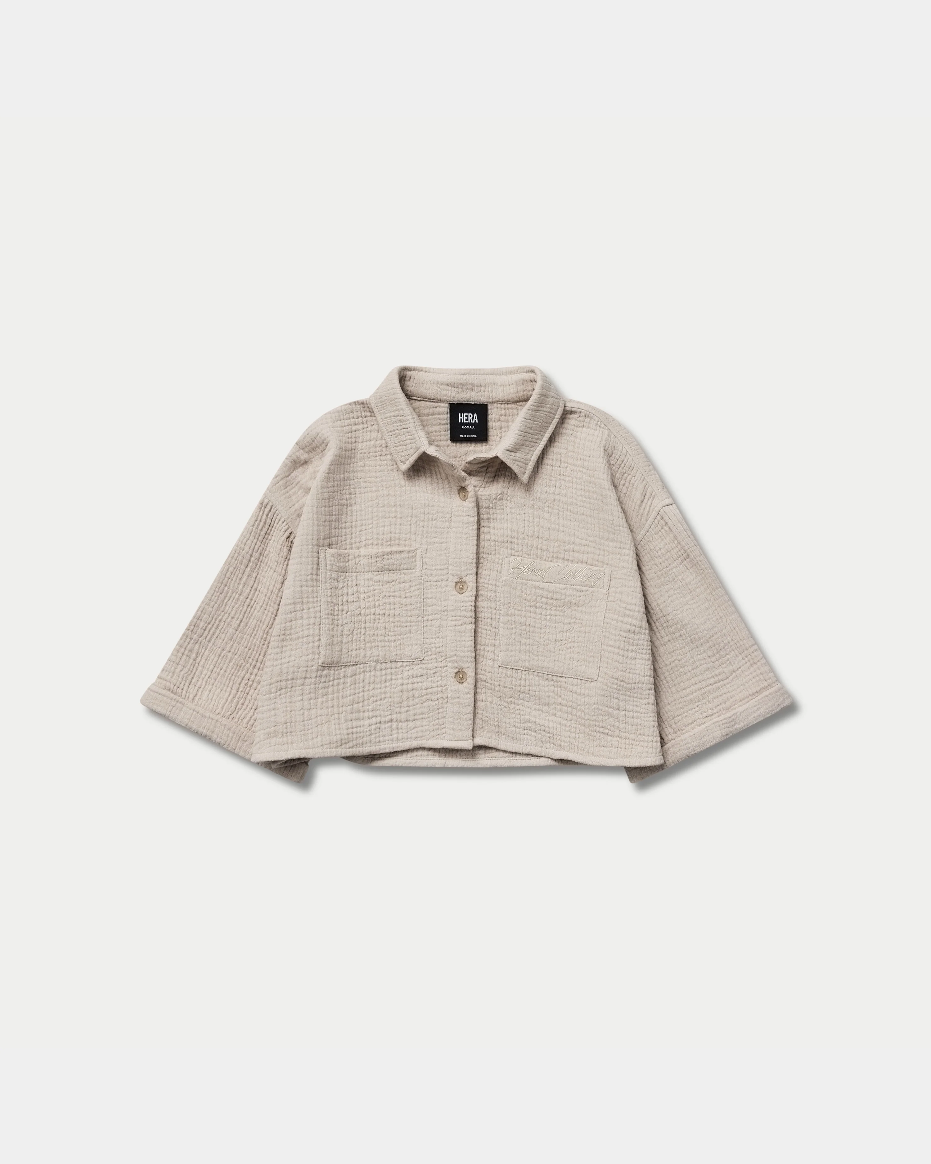 Womens Resort Cropped Shirt - Image 7