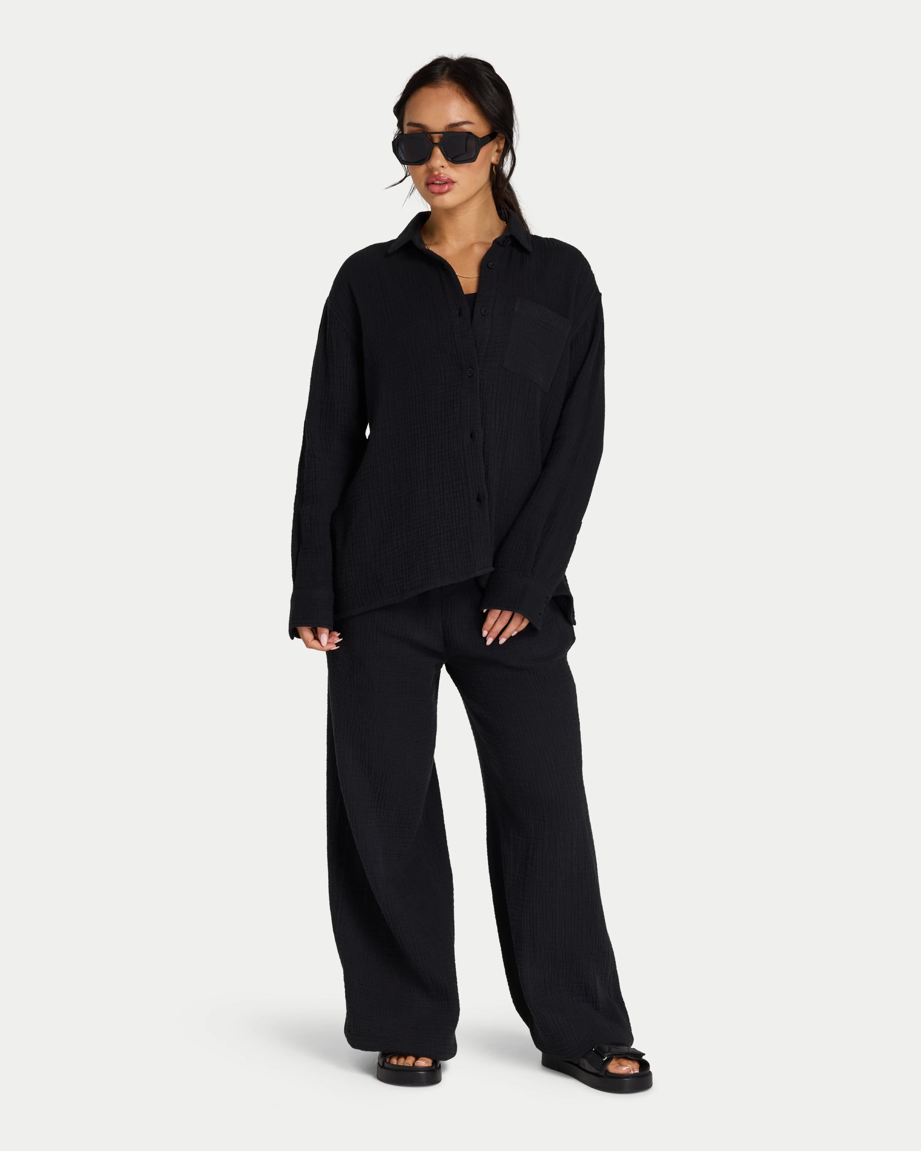 Womens Resort Long Sleeve Shirt - Image 3