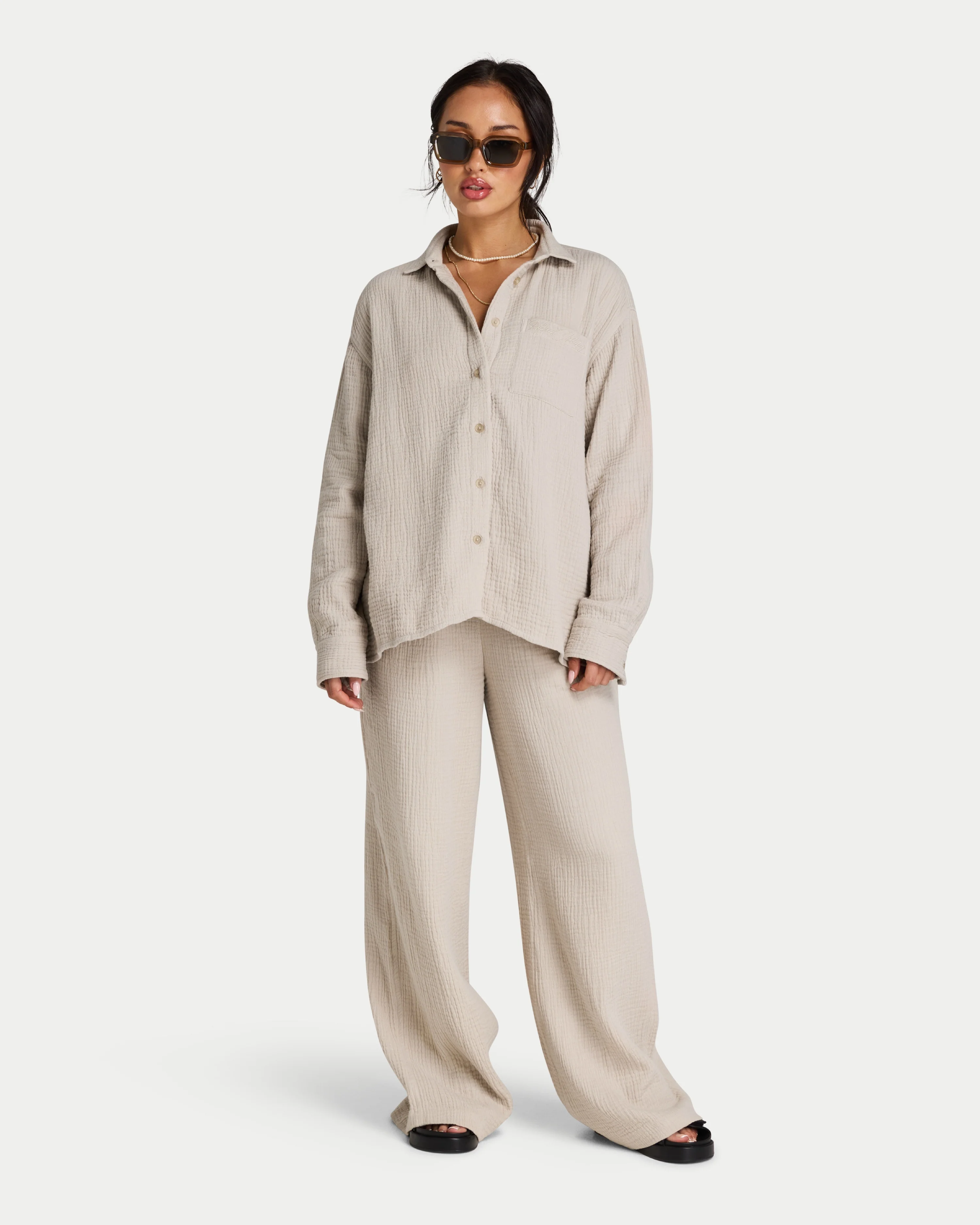 Womens Resort Long Sleeve Shirt - Image 3
