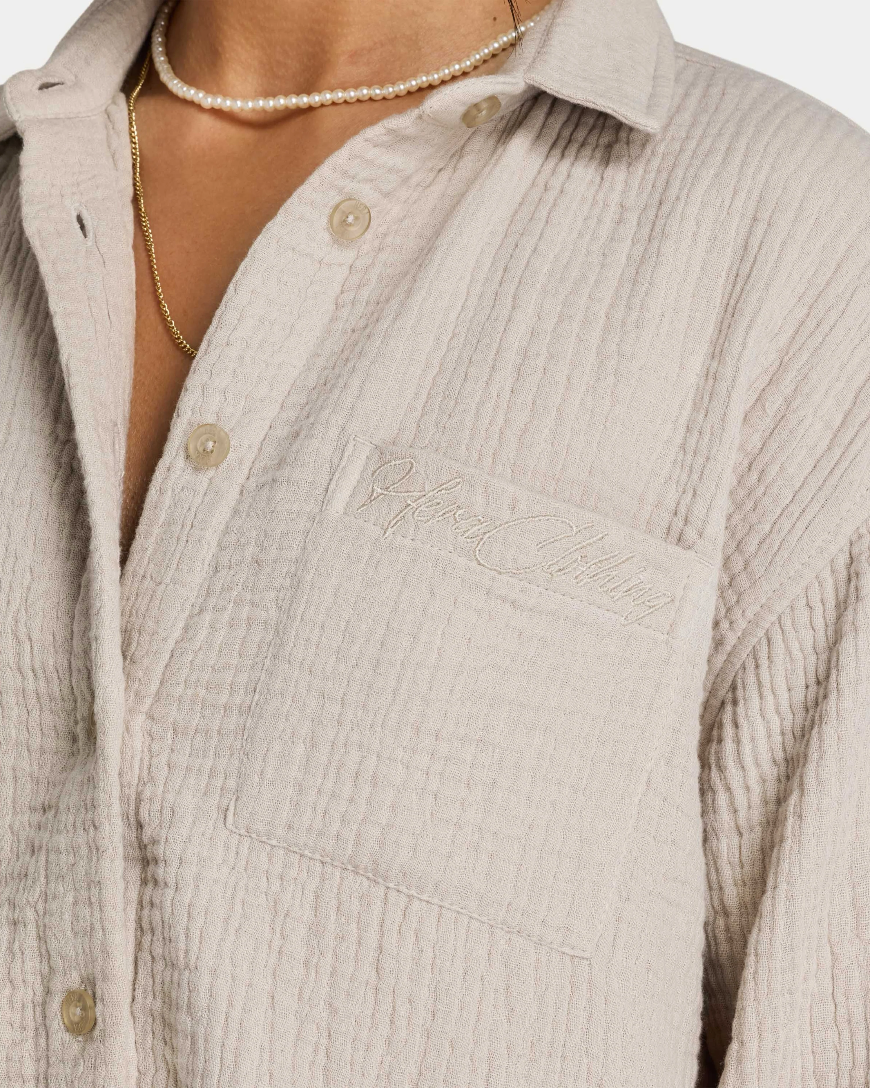 Womens Resort Long Sleeve Shirt - Image 6