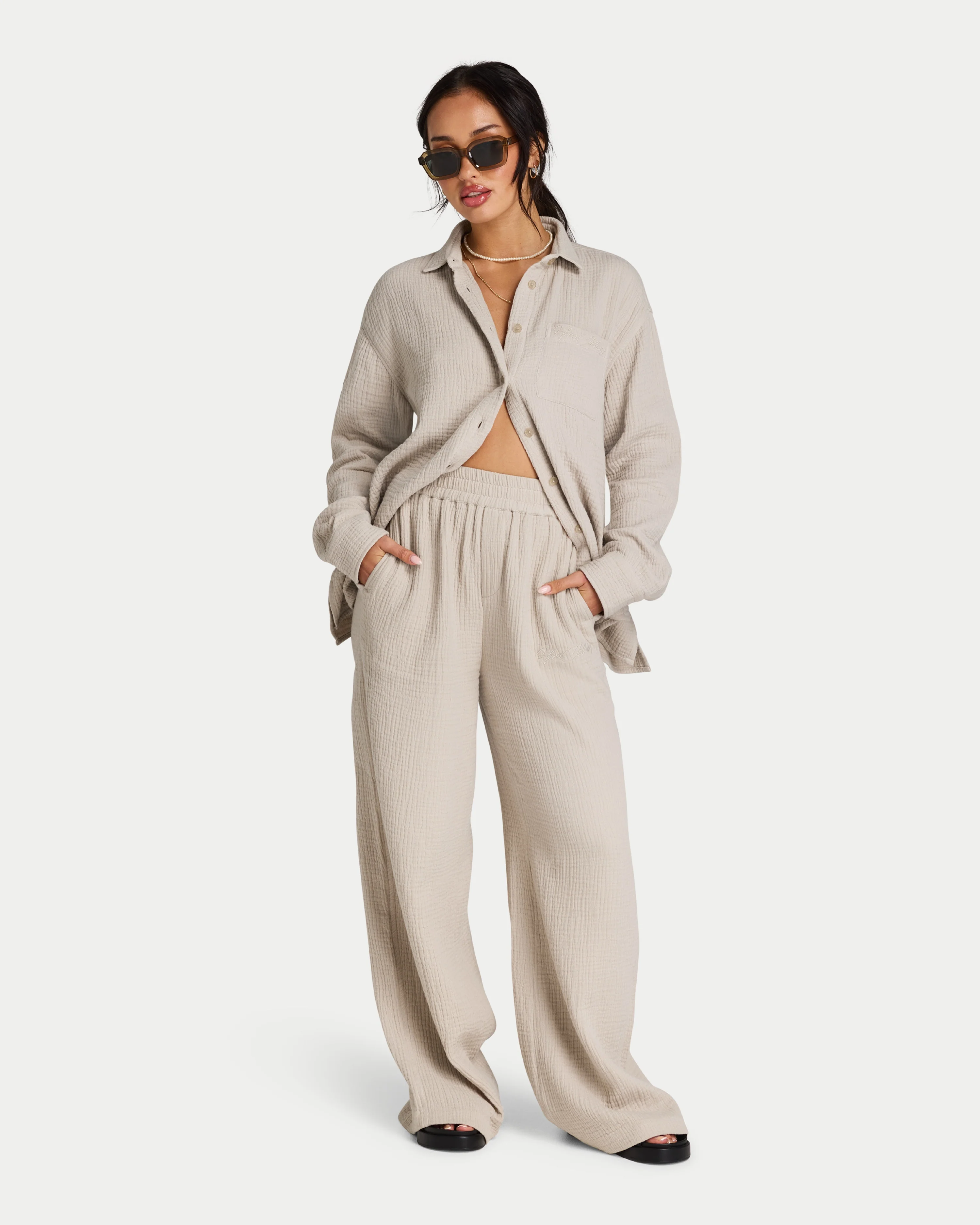 Womens Resort Long Sleeve Shirt - Image 7