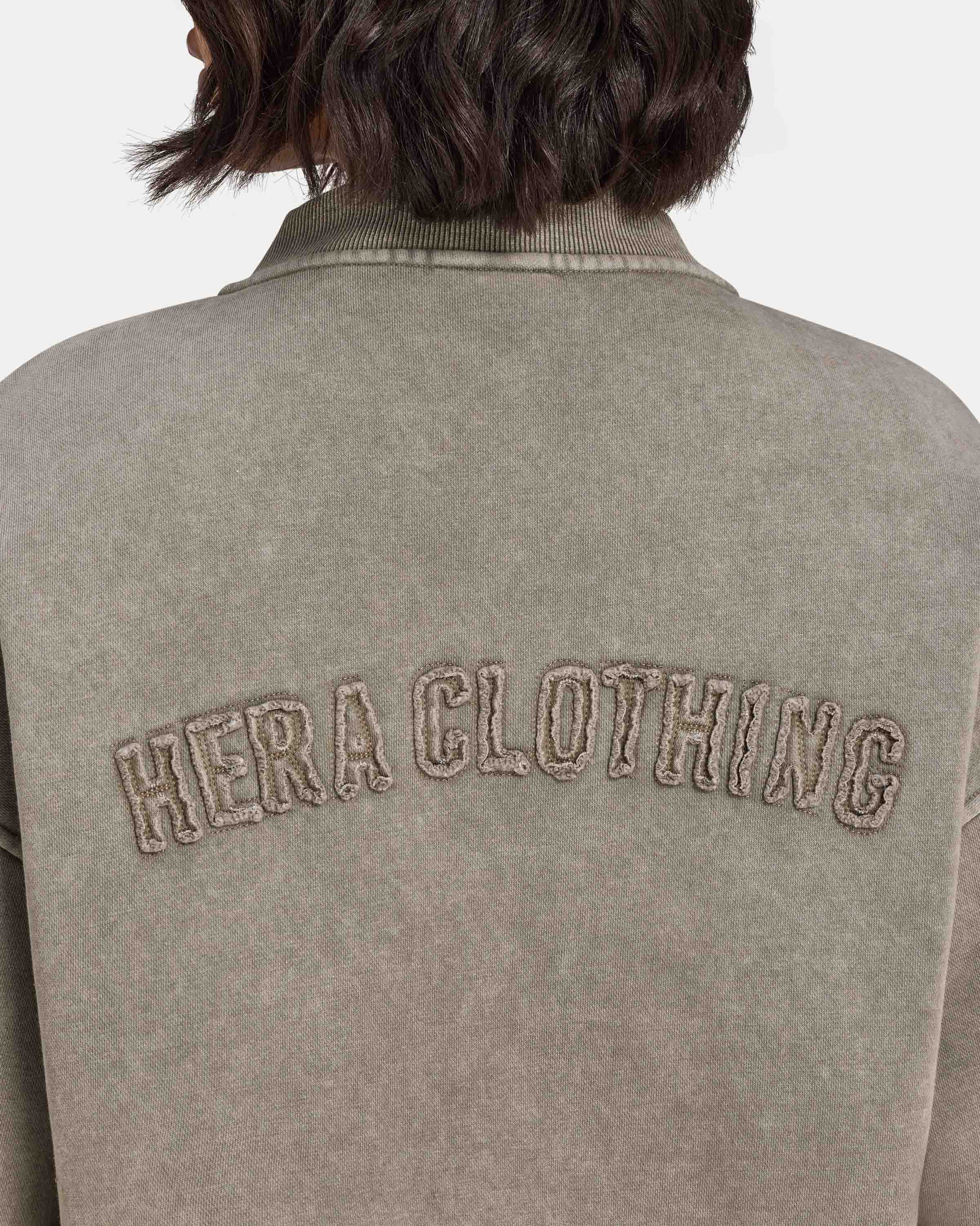 Womens Signature Washed Bomber Jacket - Image 7