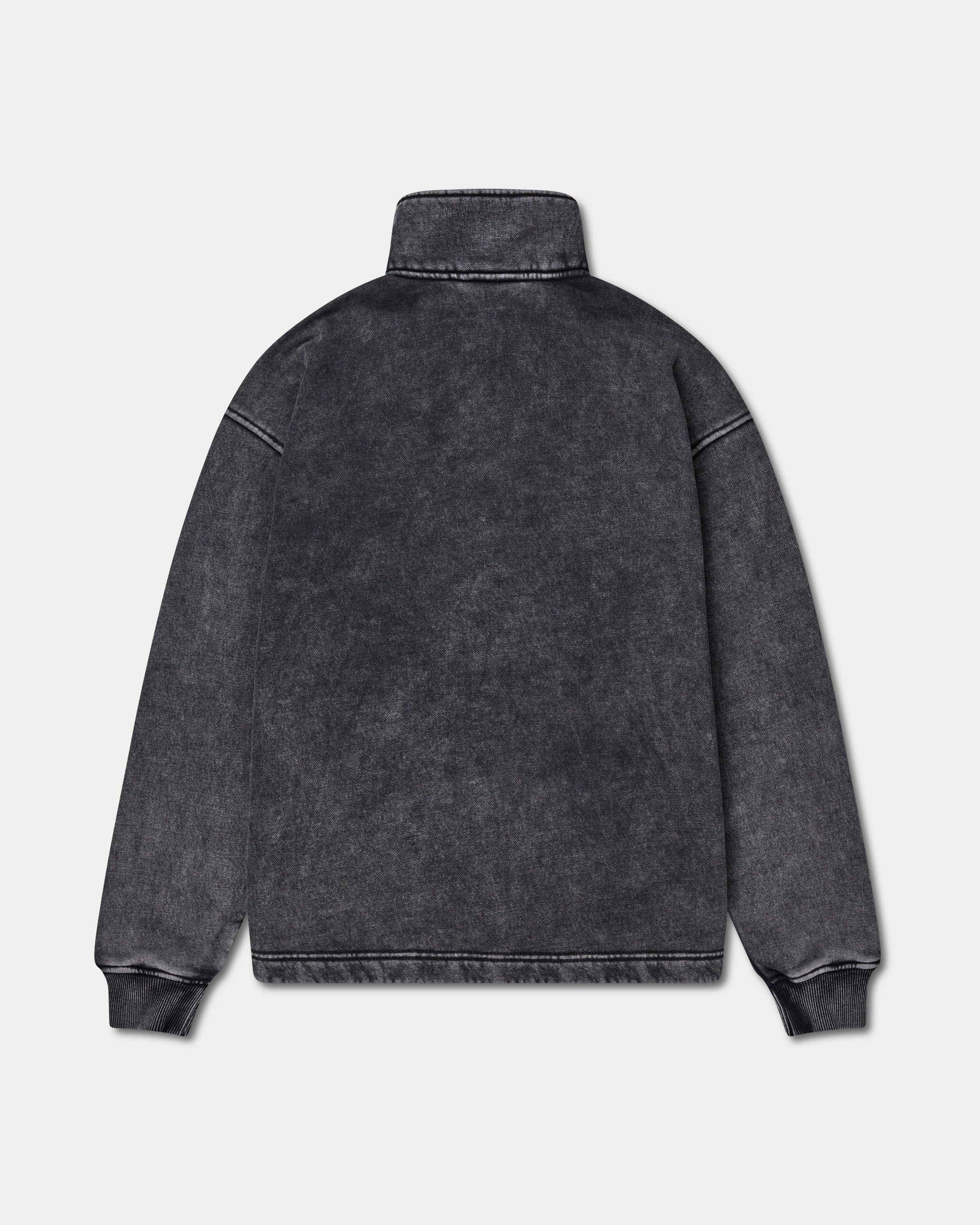 Womens Signature Washed Oversized 1/4 Zip Sweatshirt - Image 9