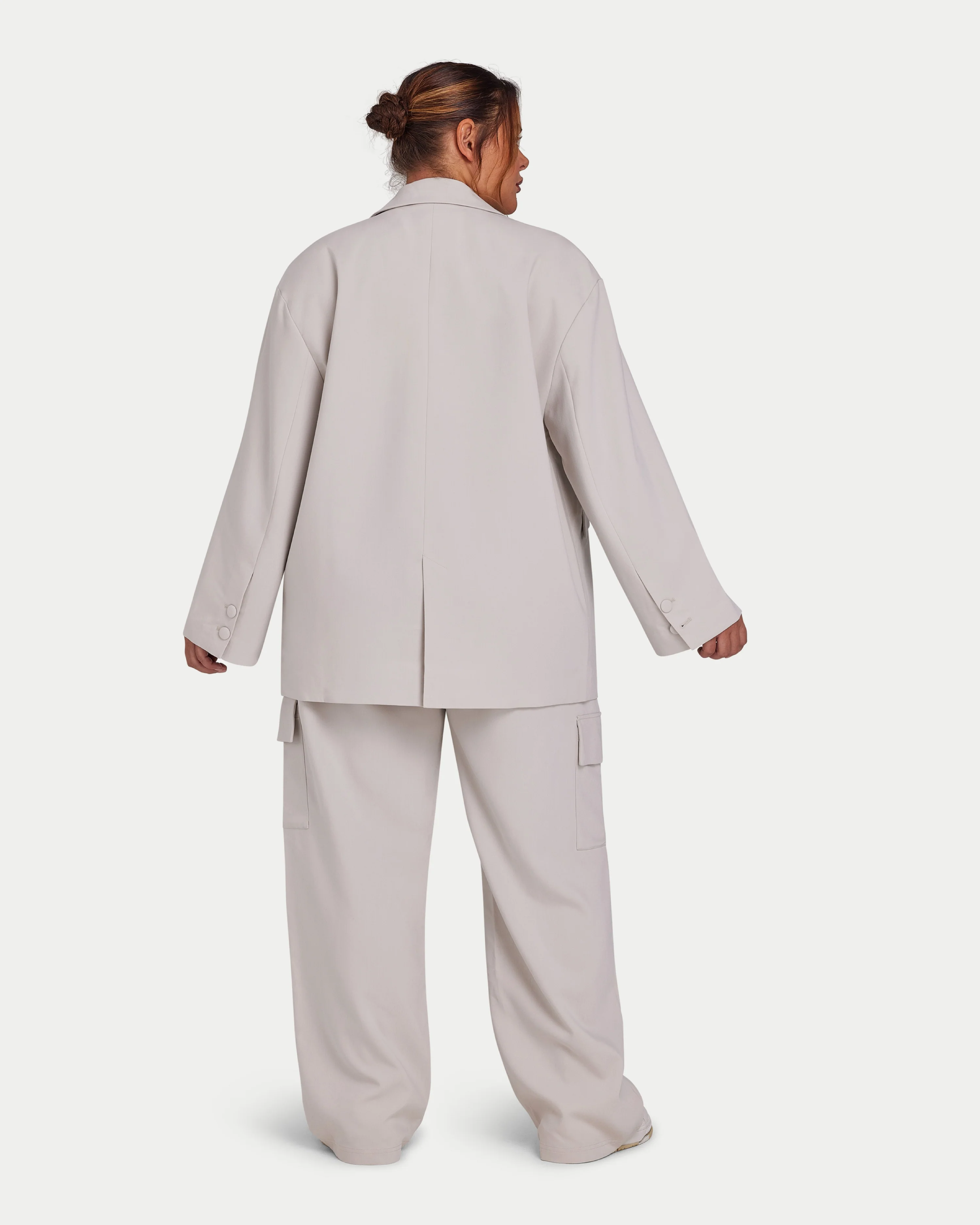 Womens Studio Oversized Blazer - Image 4