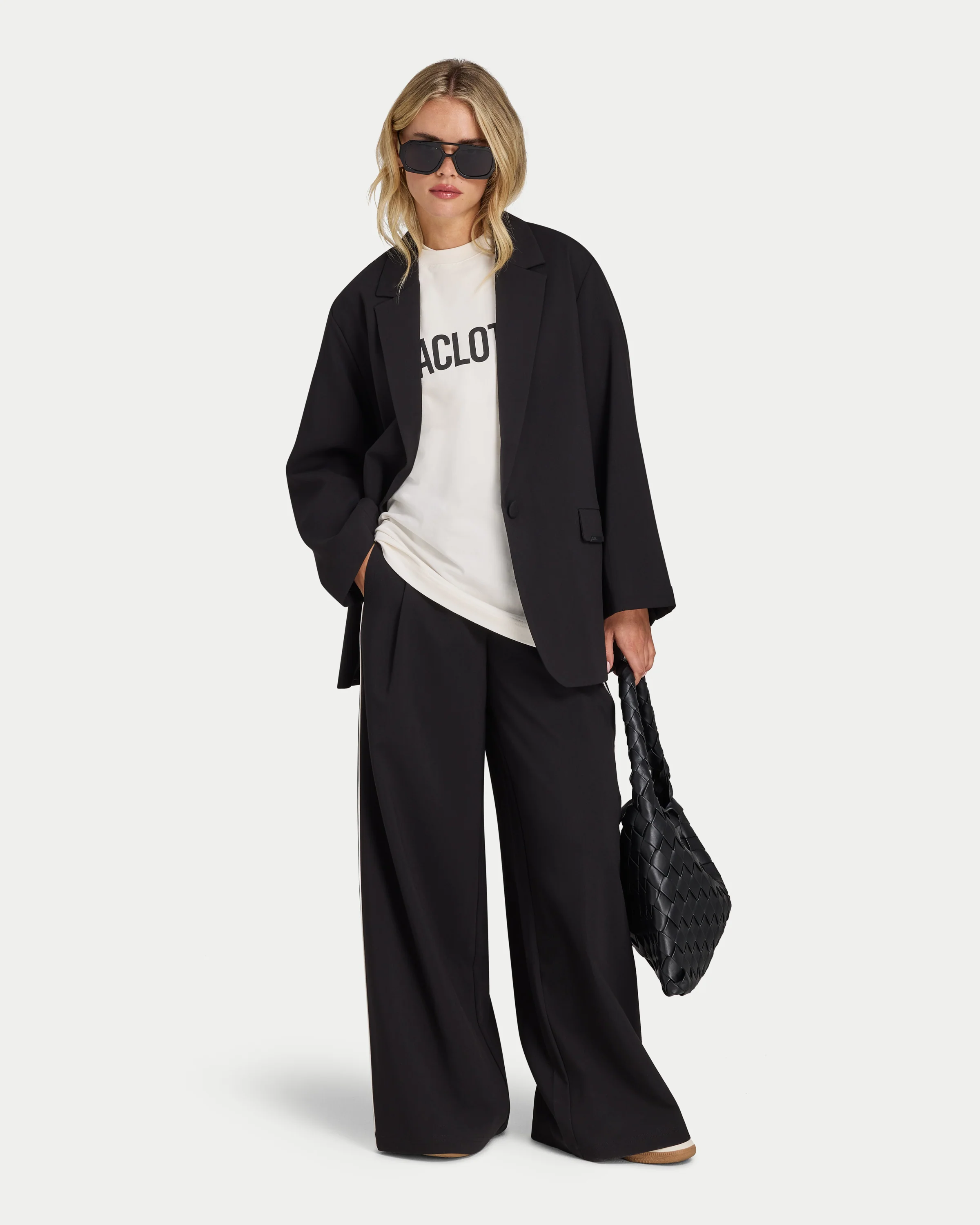 Womens Studio Wide Leg Trouser - Image 4