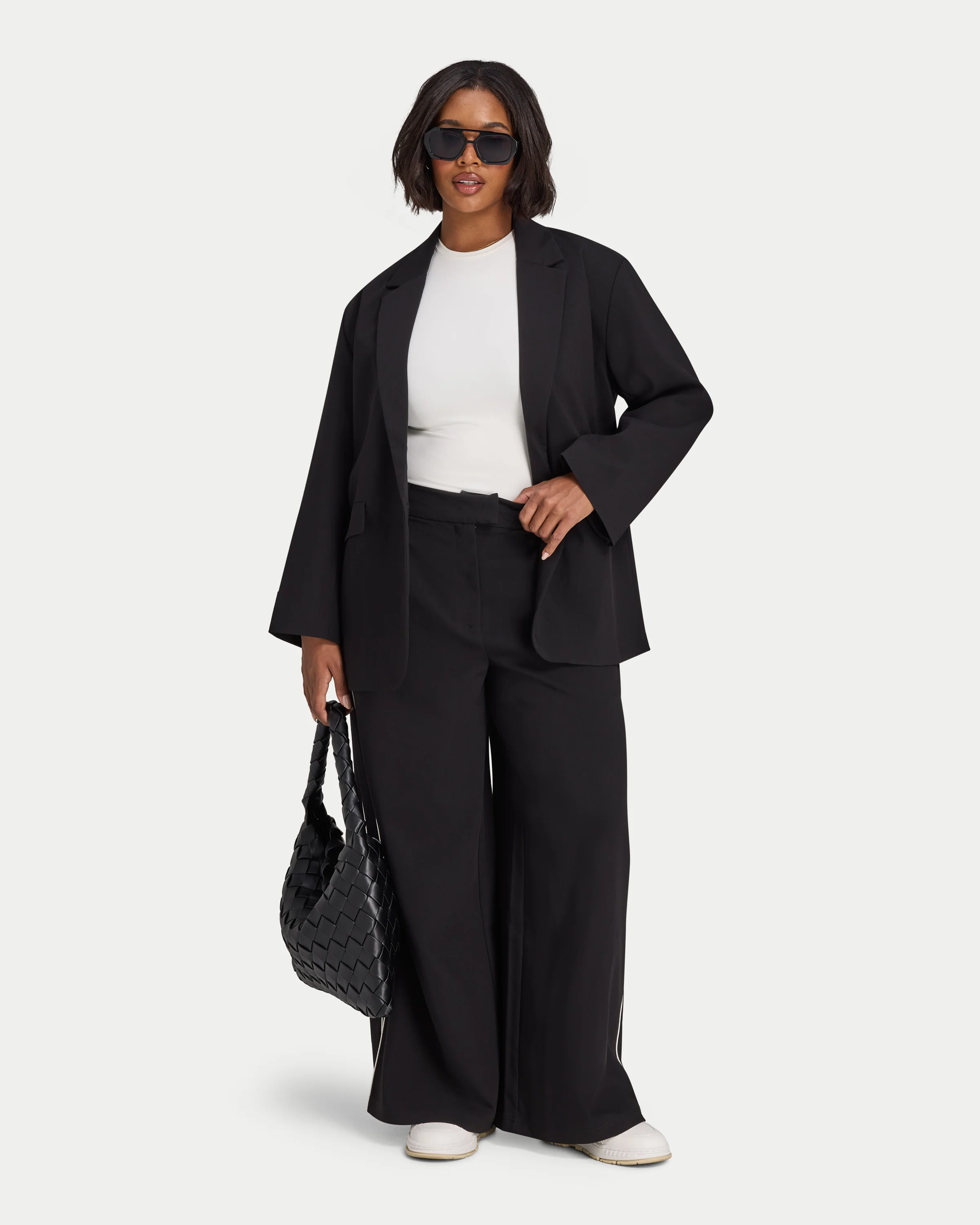 Womens Studio Wide Leg Trouser - Image 6