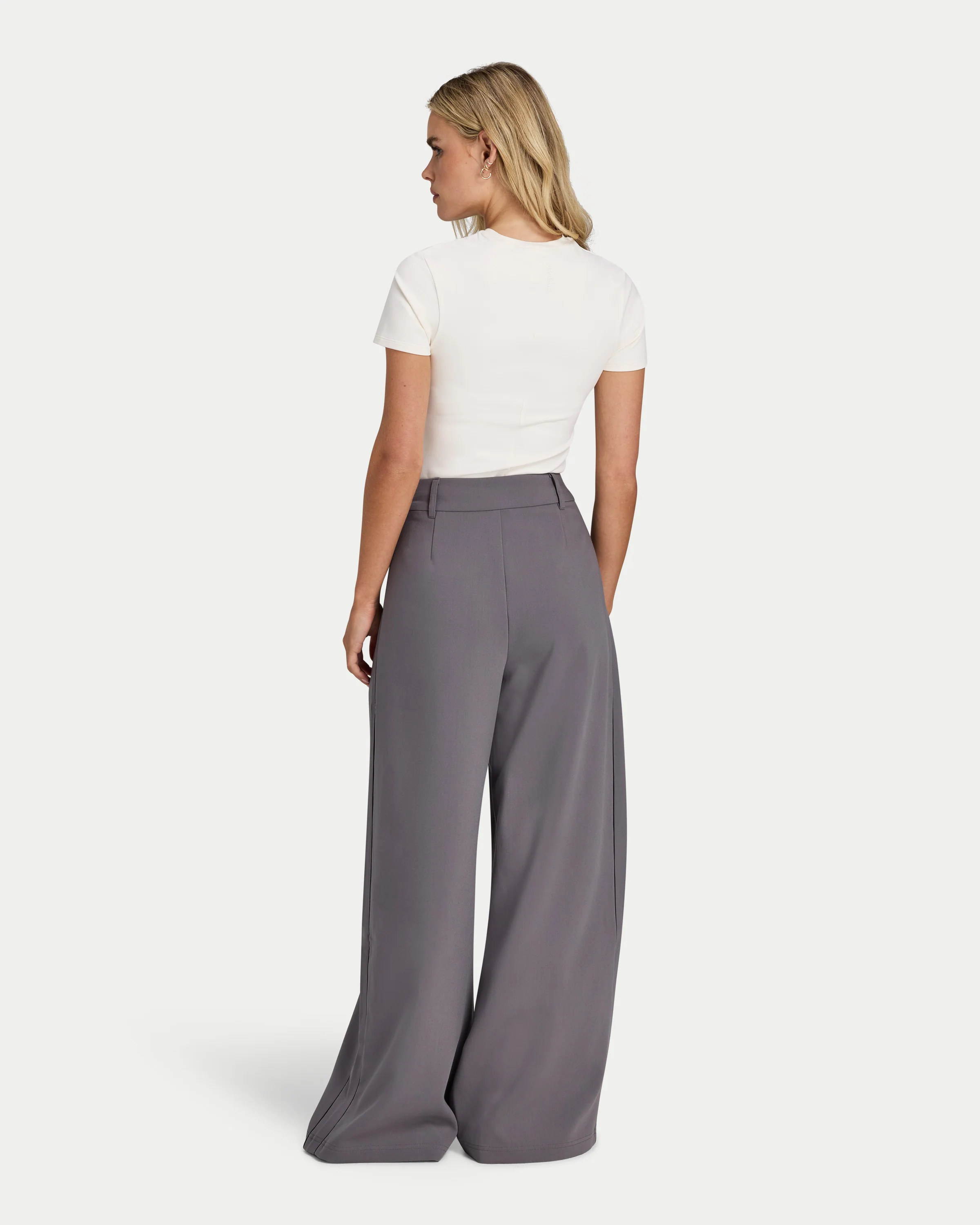 Womens Studio Wide Leg Trouser - Image 4