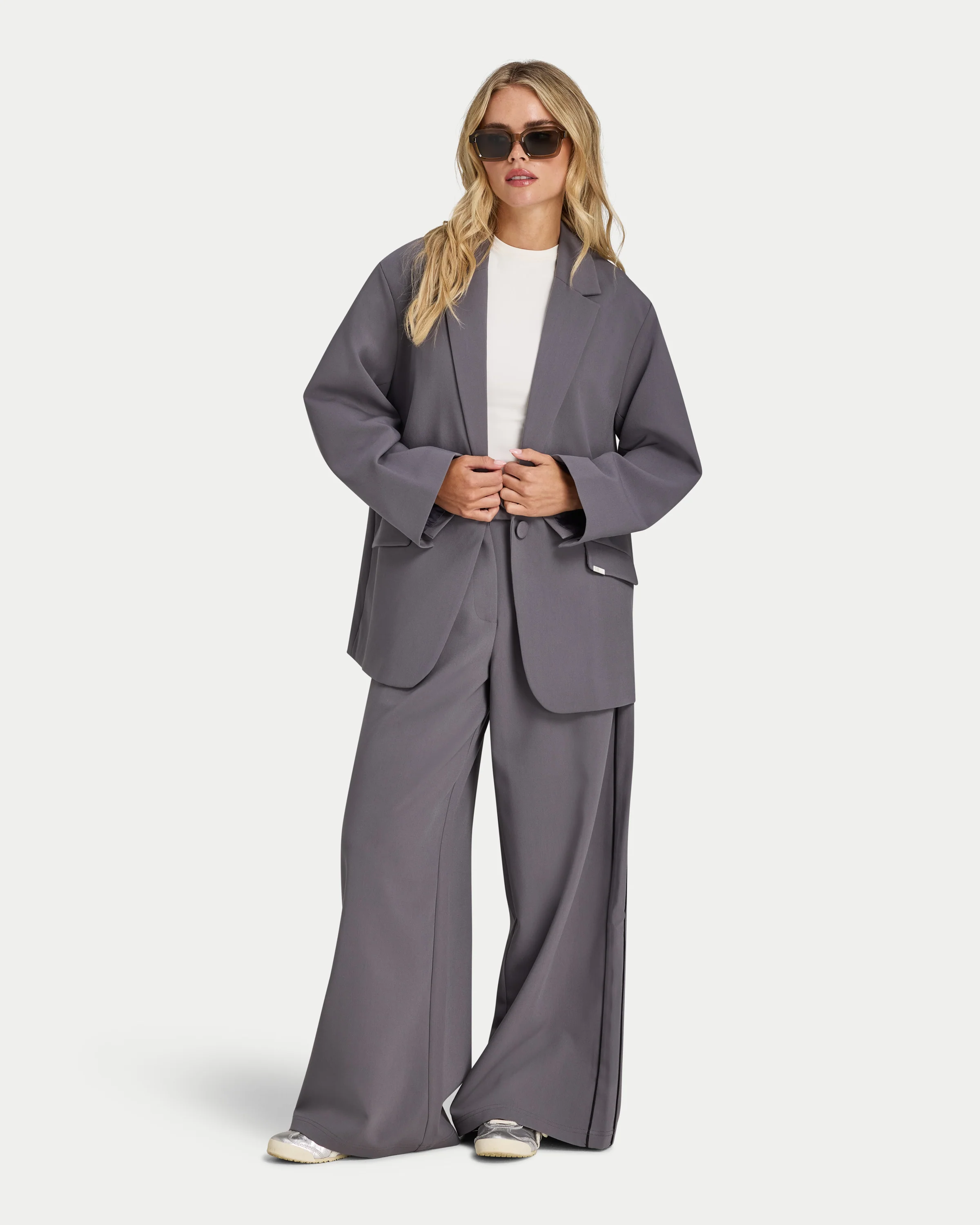 Womens Studio Wide Leg Trouser - Image 5