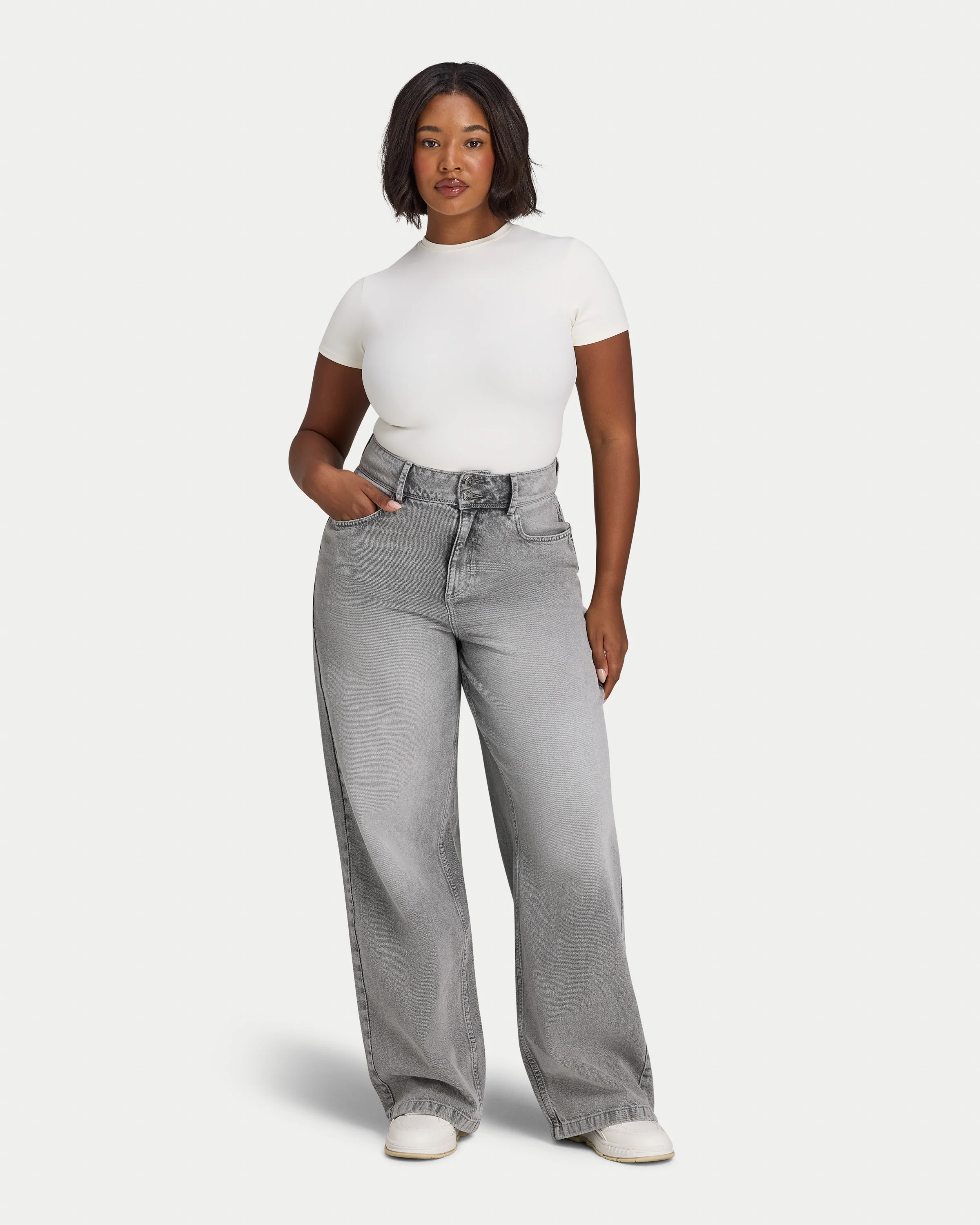 Womens Wide Leg Jean - Image 6